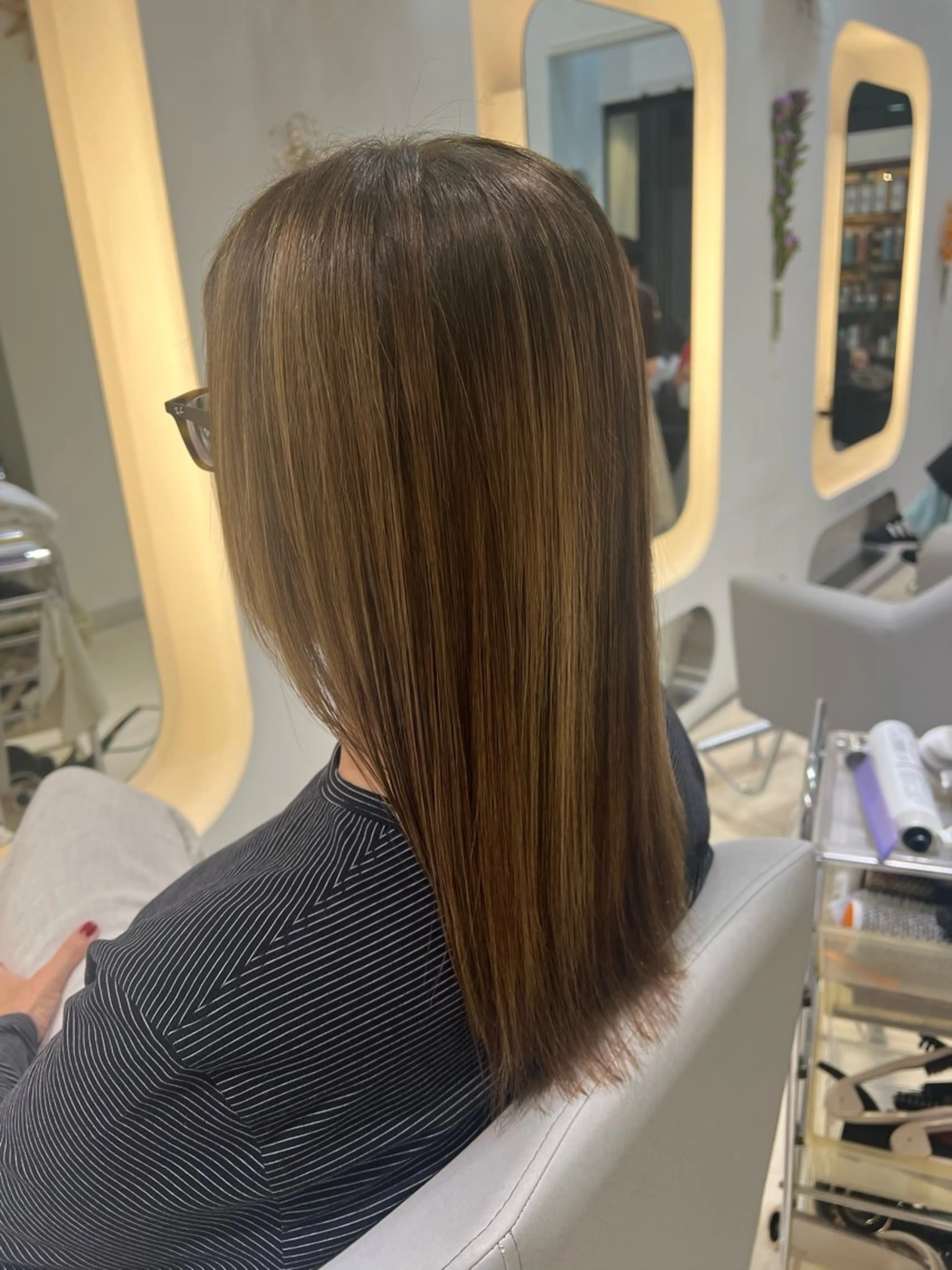 ミディアム カラー 堀井 凌平のヘアスタイル