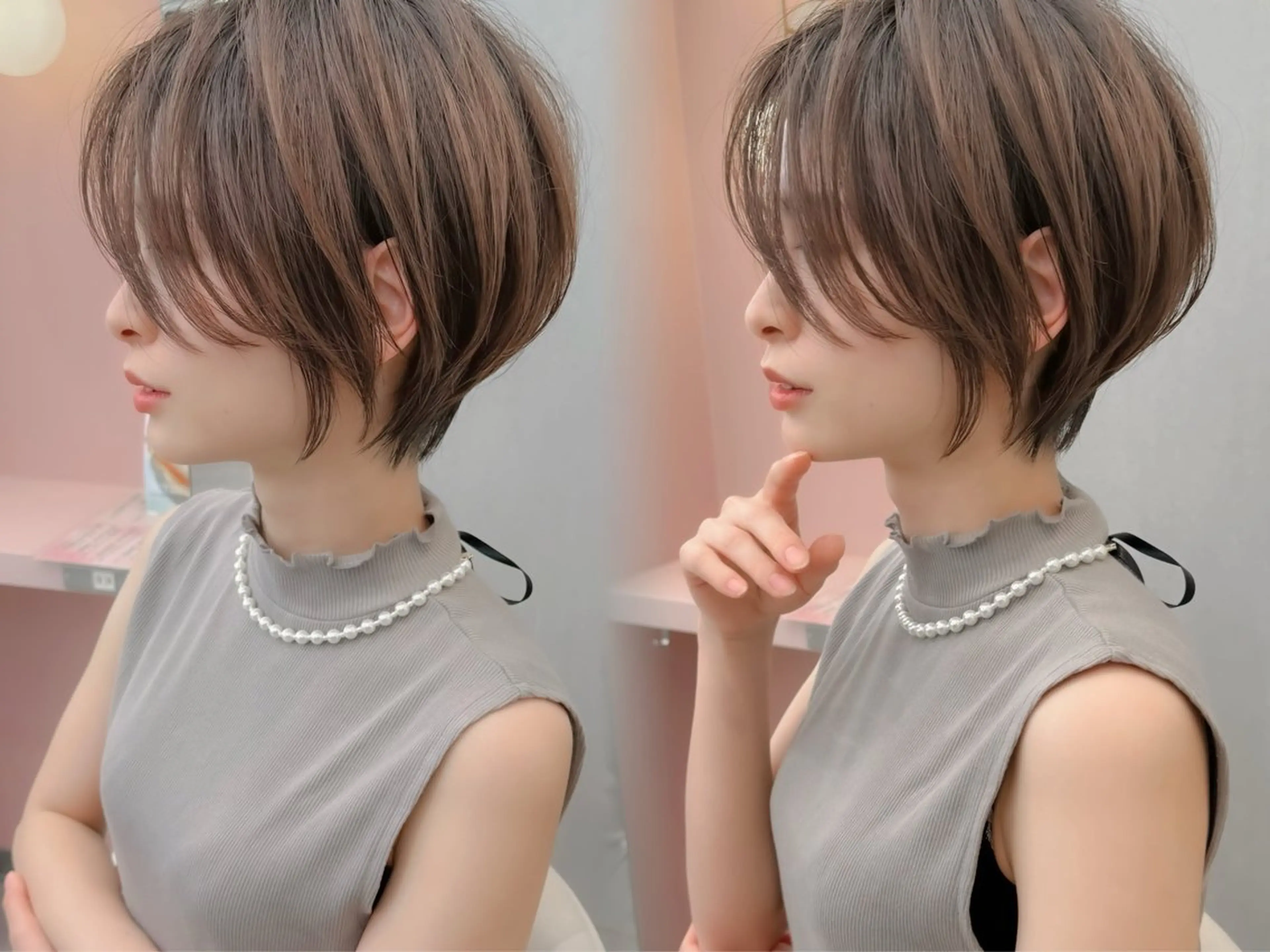 ショート カラー カット ヘアカラー トリートメント ボブ/ショート/ 縮毛矯正⚜️工藤昴のヘアスタイル