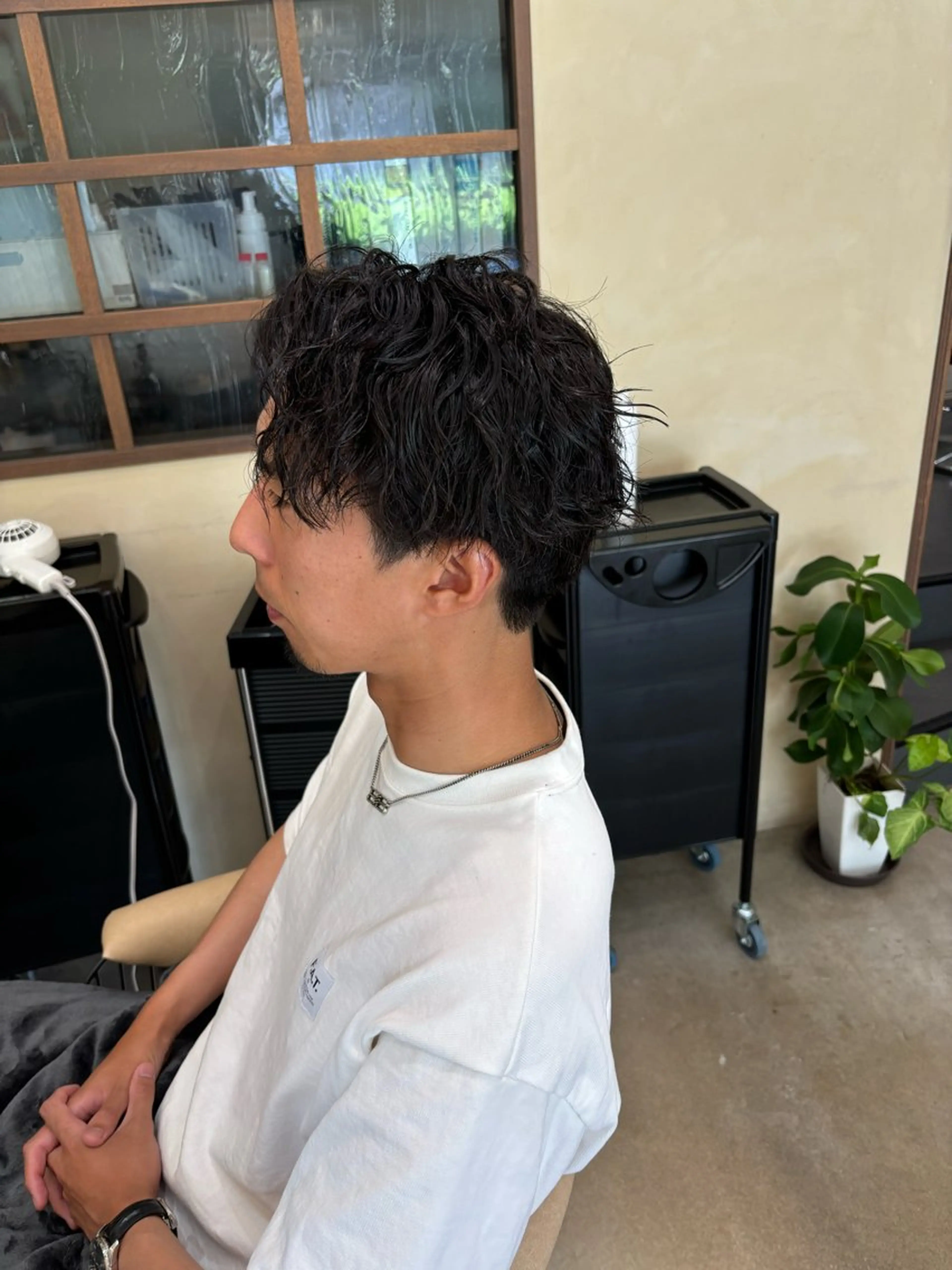 ショート メンズ カット パーマ トリートメント 鹿児島 TSUBASAのヘアスタイル