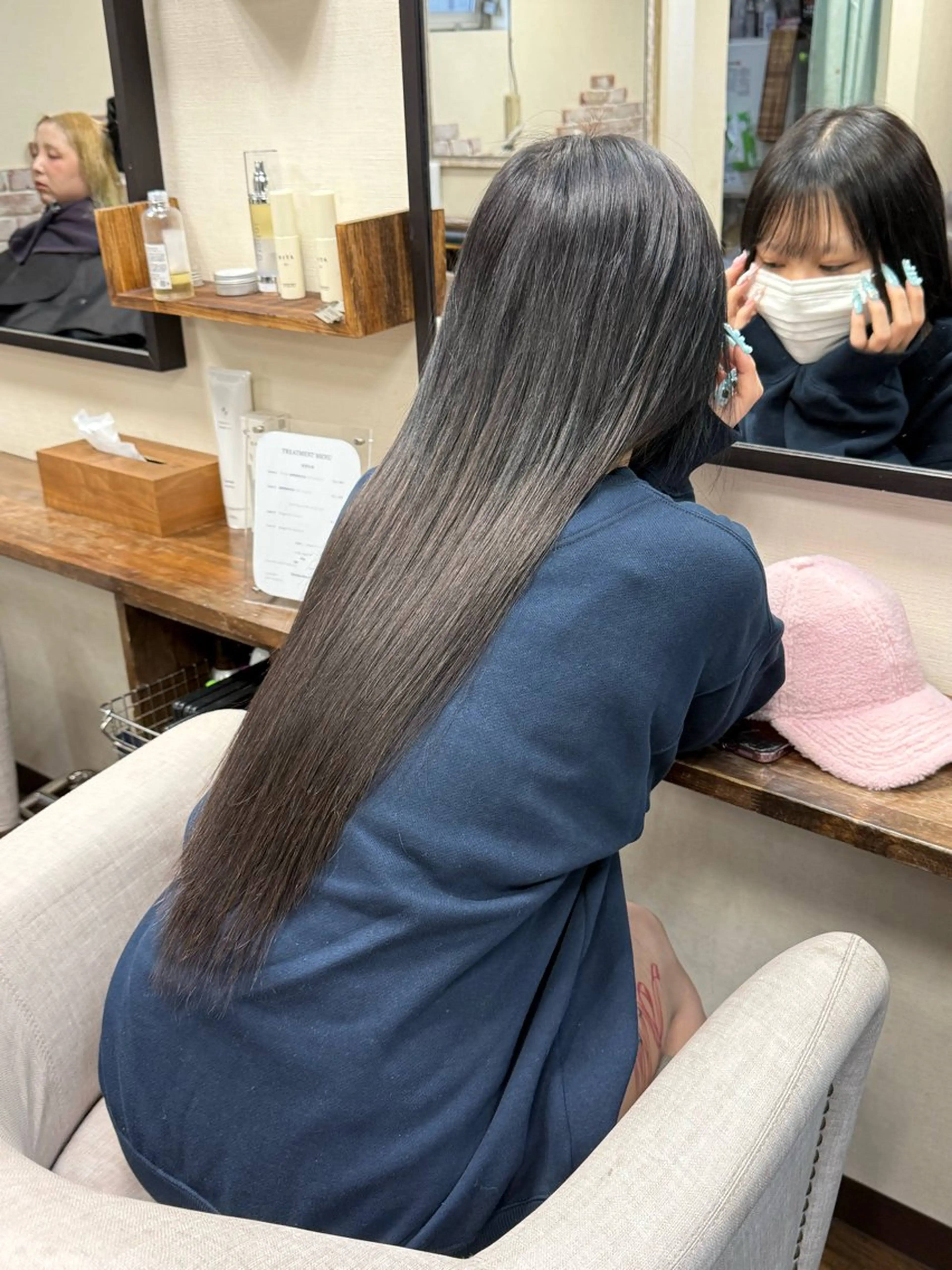 ロング カラー トリートメント エクステ Reflet新宿本店2nd所属・🐺新宿manabu カットモデル募集中のヘアスタイル