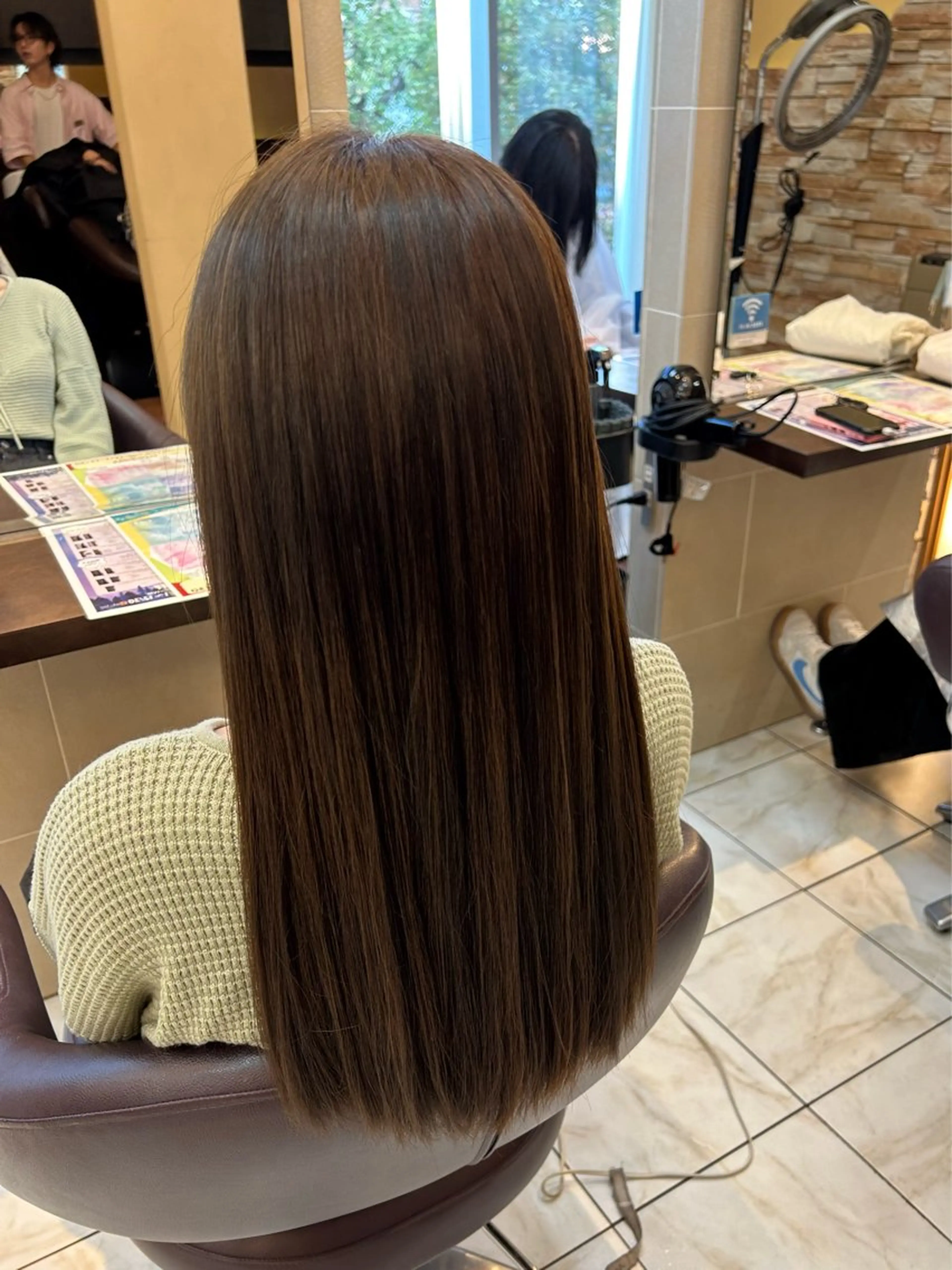 ロング ヘアカラー トリートメント 🧸HARUNA 艶髪✨透明感🫧のヘアスタイル