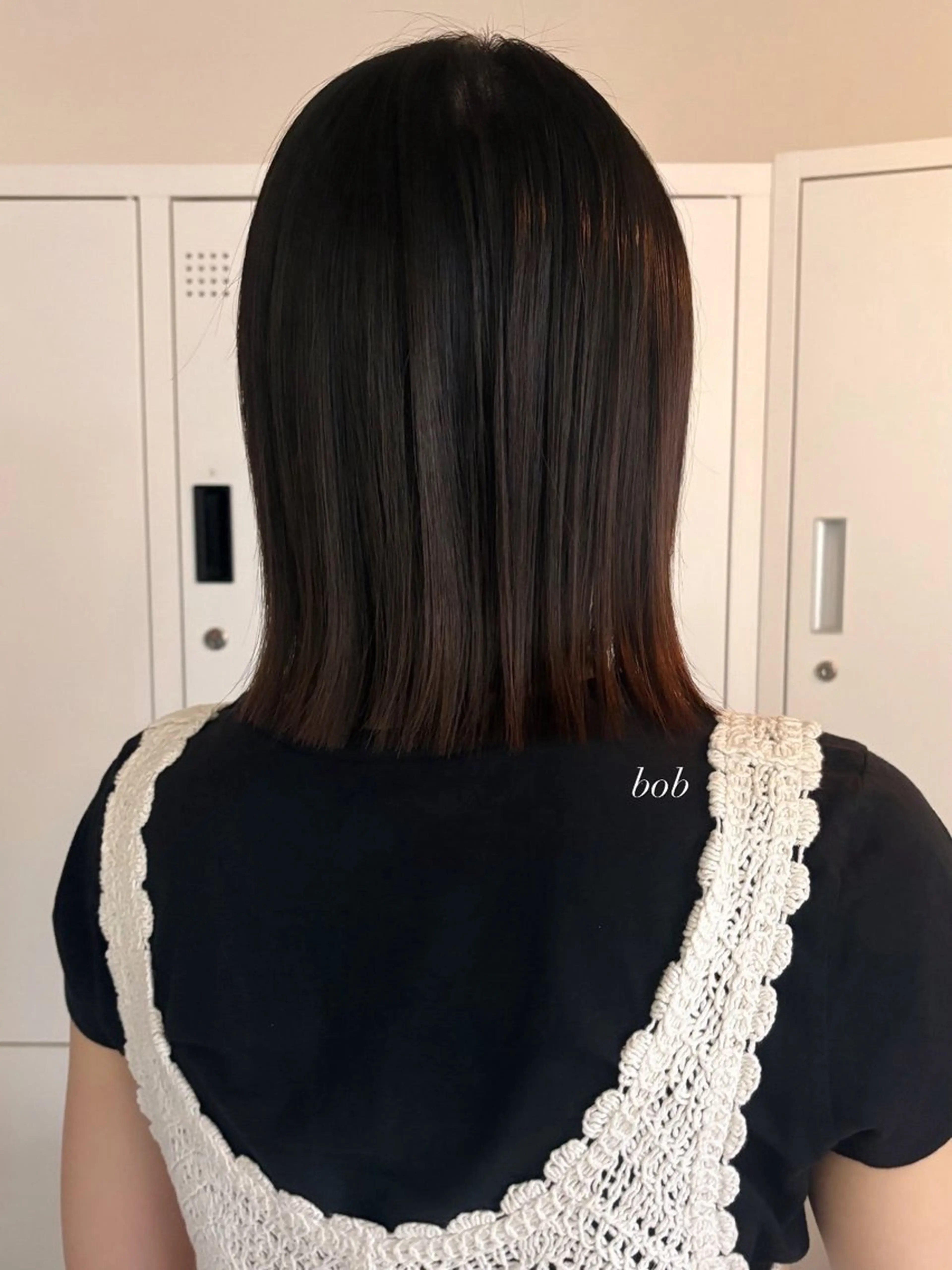 ミディアム 外ハネヘア カット トリートメント 新宿/ボブ/レイヤー 縮毛矯正/SACHIのヘアスタイル