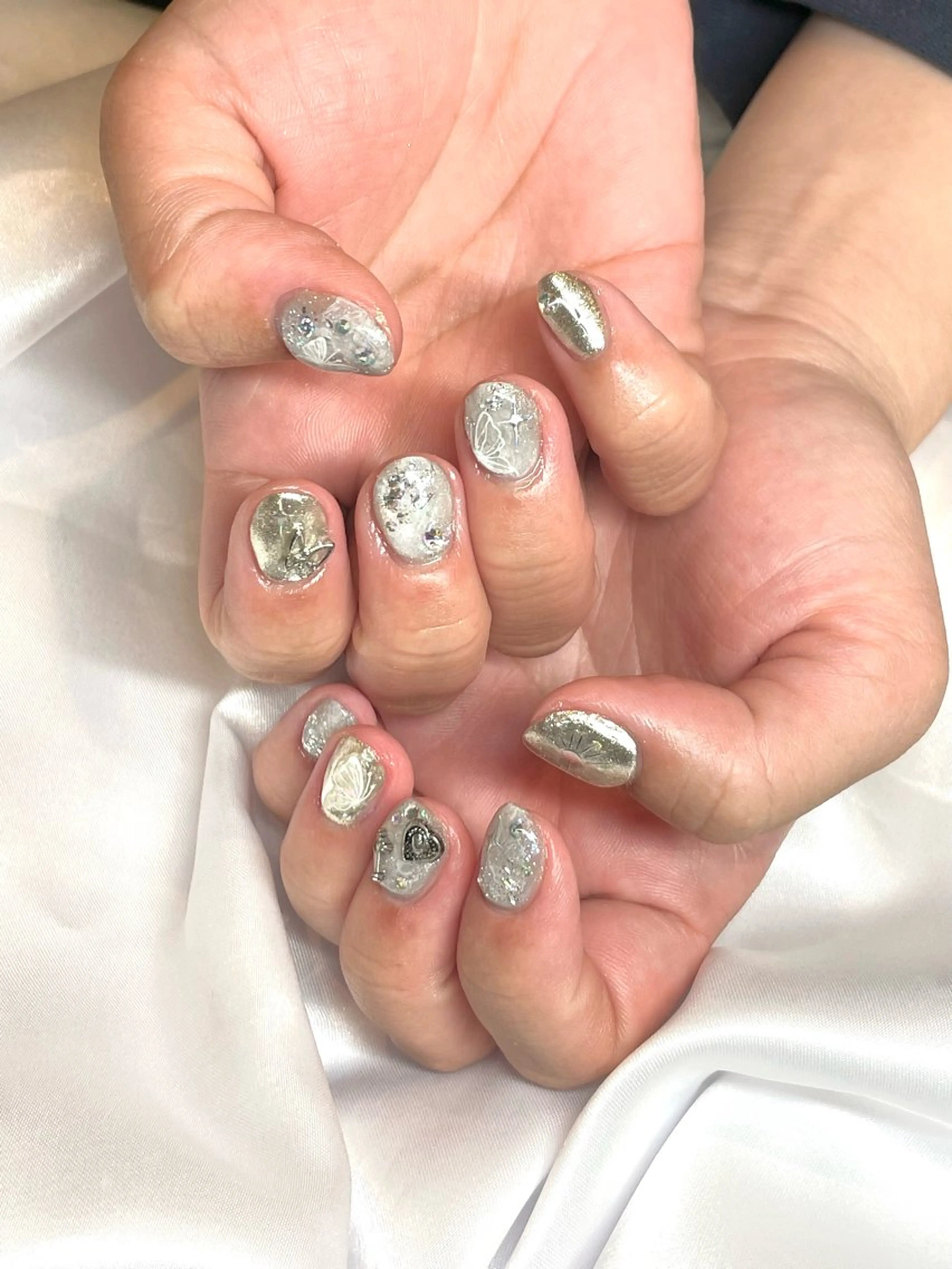 ネイル 持ち込み ハンドネイル 中川 愛海のネイルデザイン