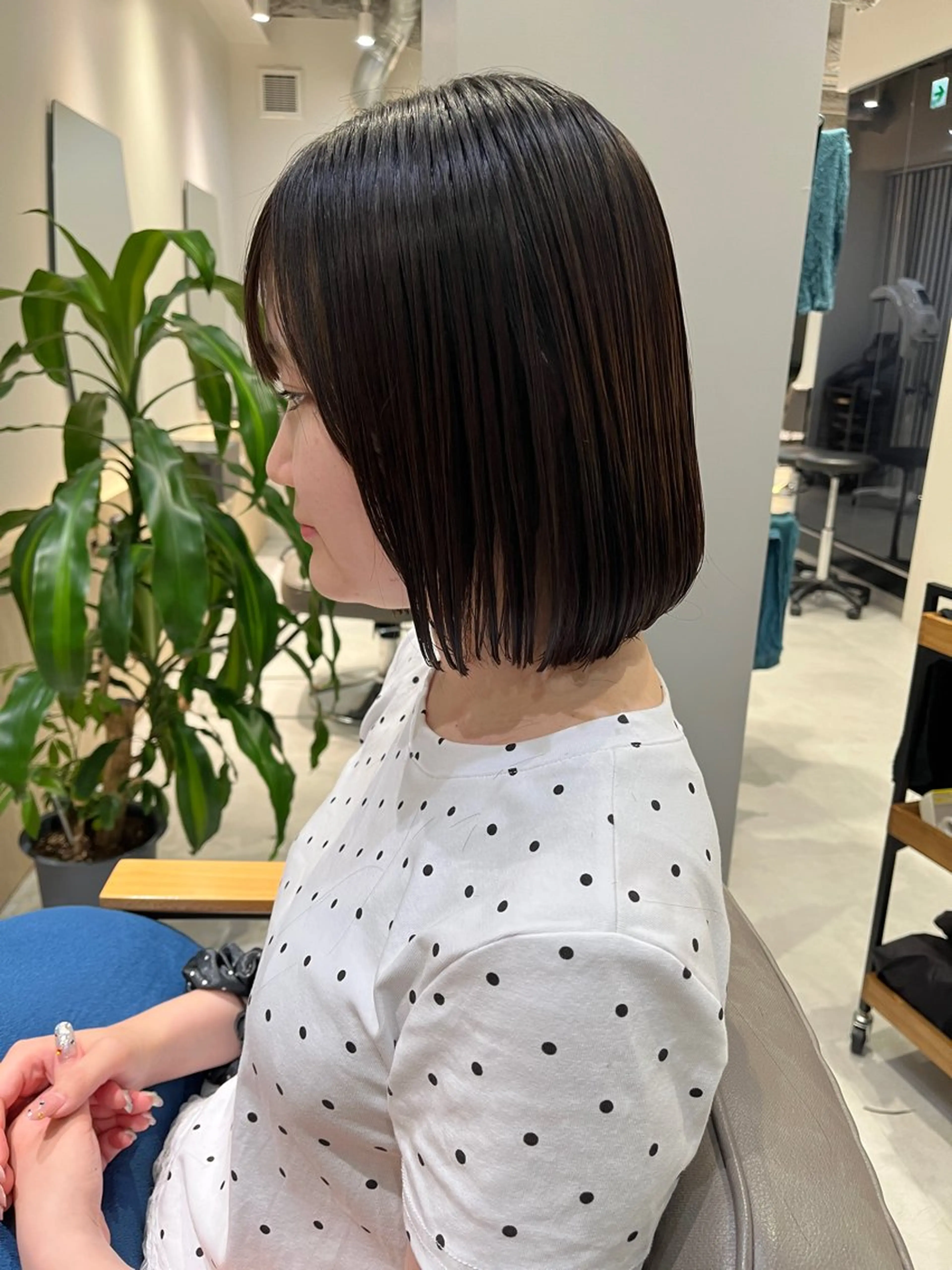 ミディアム SNSモニター募集！ くせ毛特化/大村のヘアスタイル