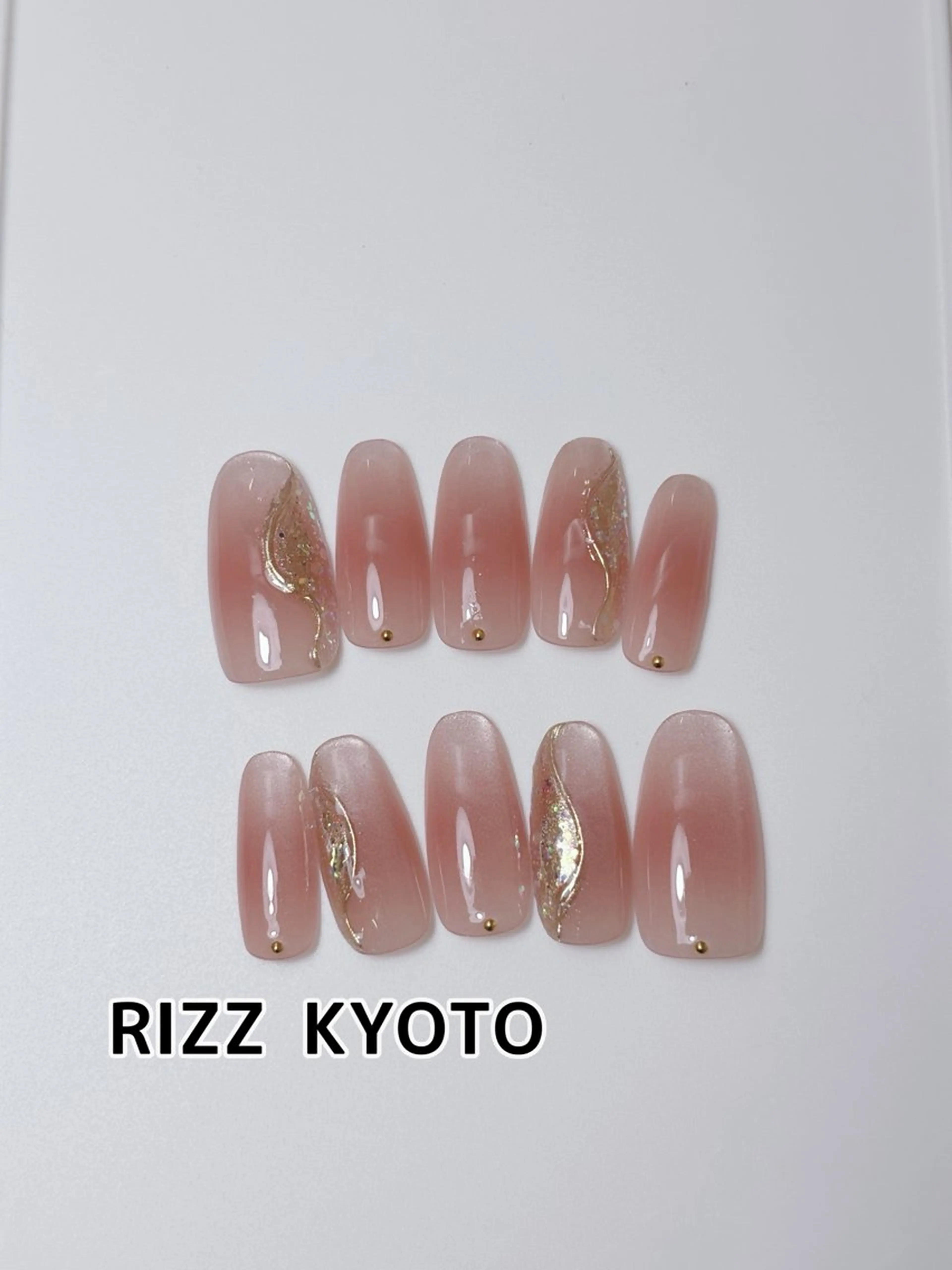 ネイル ネイルチップ ハンドネイル RIZZ KYOTO ゆうのネイルデザイン