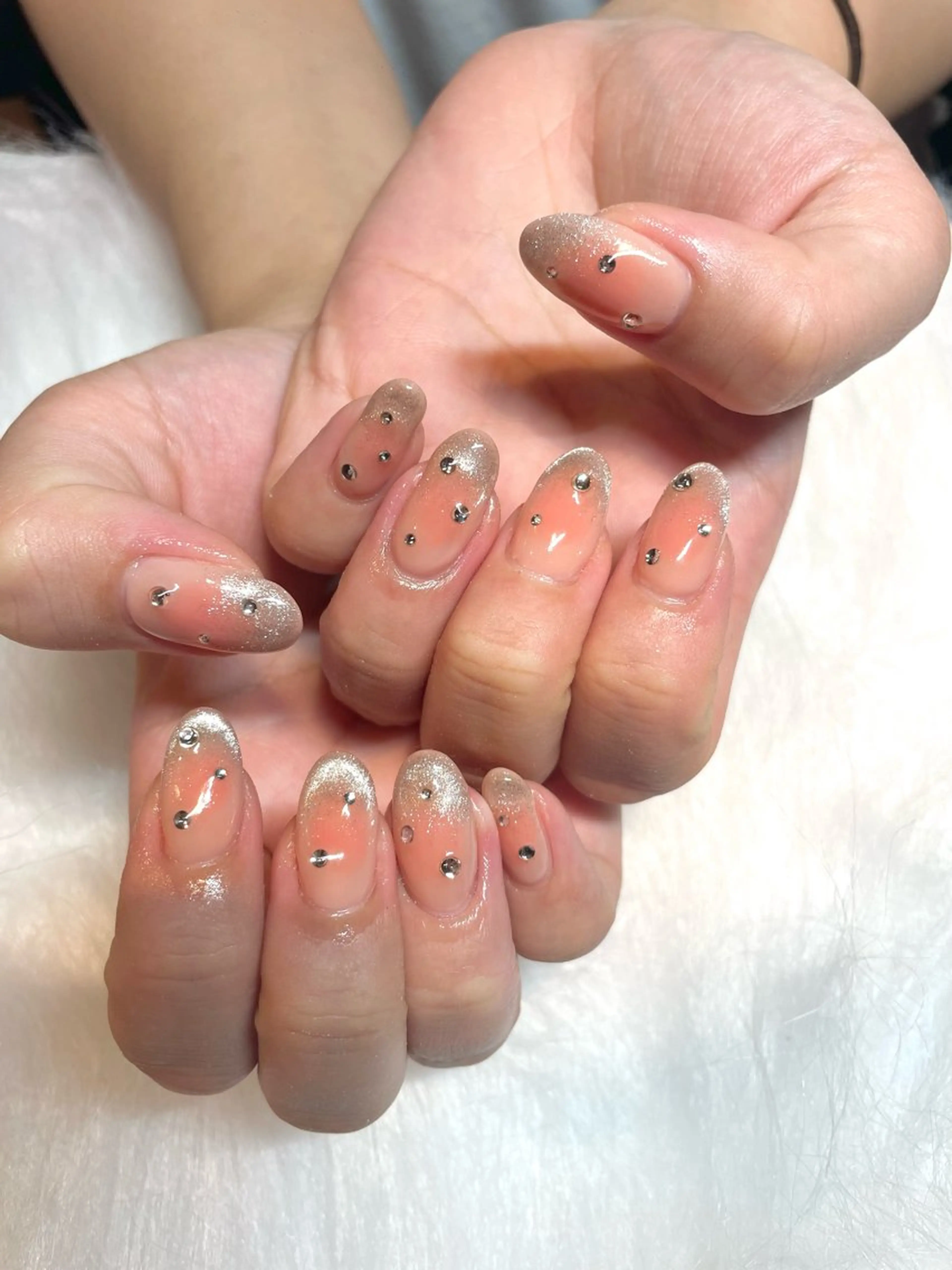 ネイル ジェルネイル マグネットネイル ハンドネイル Nail ヌシん家 AKANEのネイルデザイン