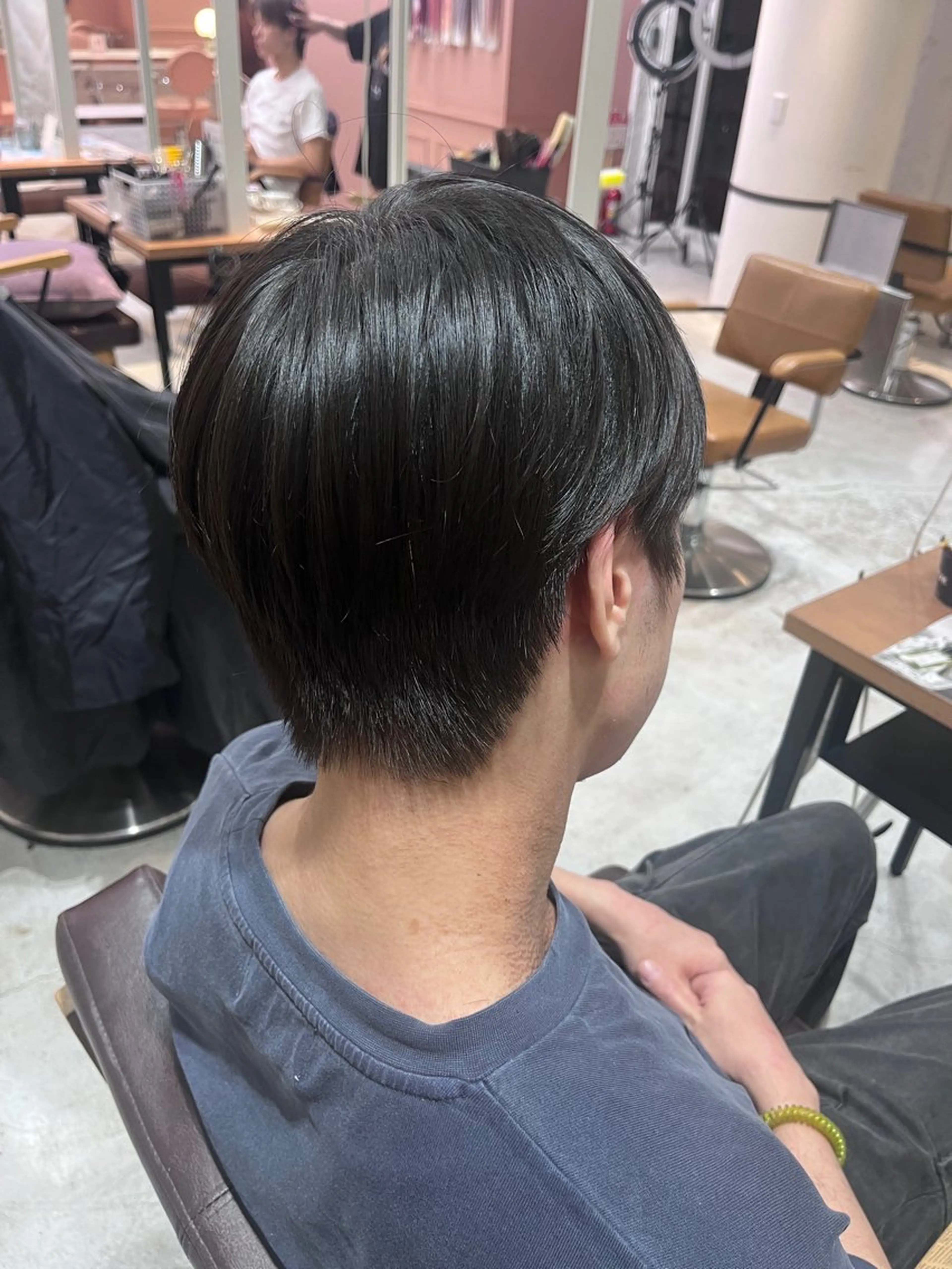 パーマ メンズ カット パーマ 大阪韓国メンズ特化 LUNAのヘアスタイル