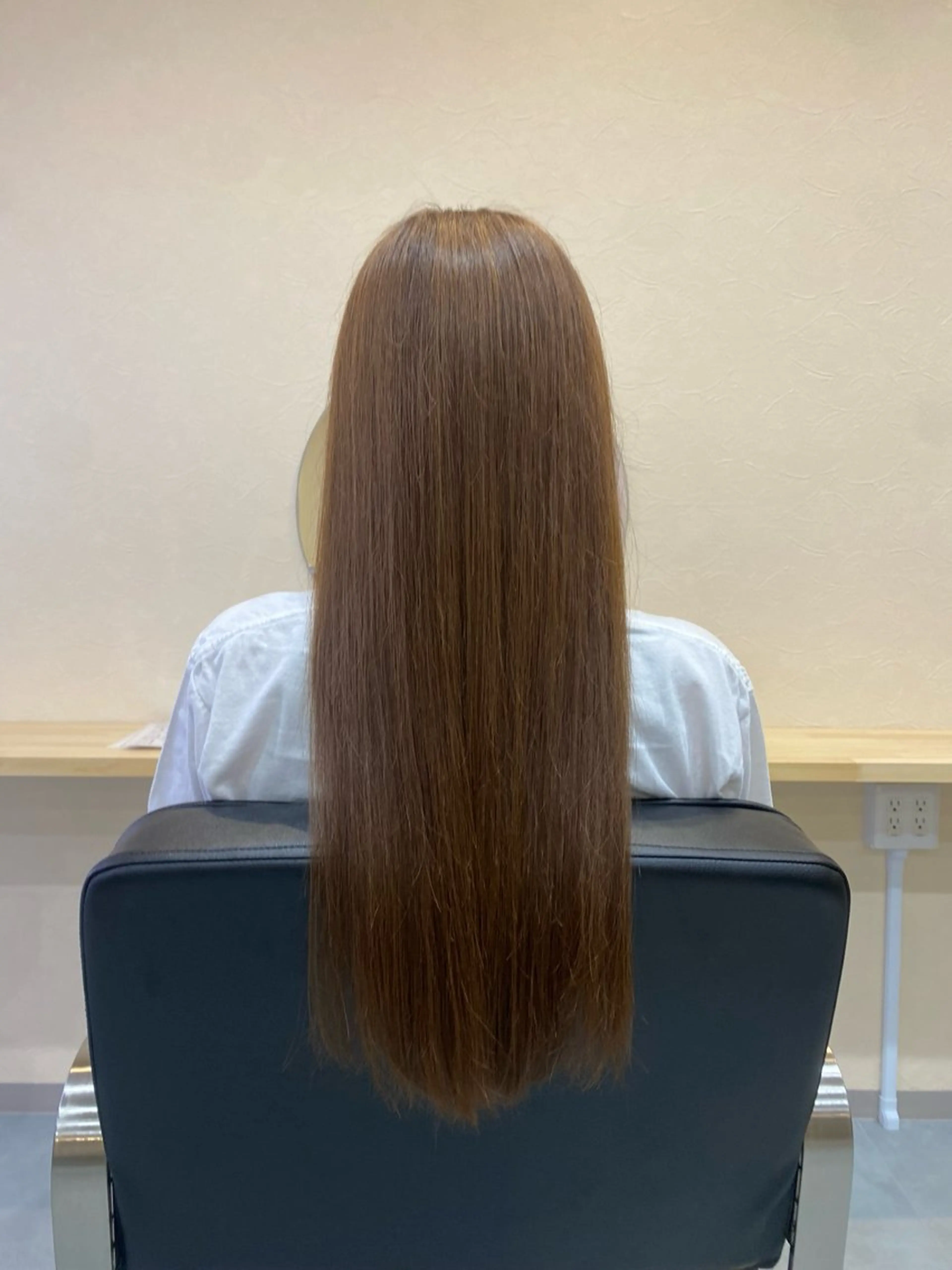 ロング カラー ブリーチ ブラウンカラー ブリーチなしカラー 髪質改善 ロング レイヤー/顔周り 透明感カラー🥂のヘアスタイル