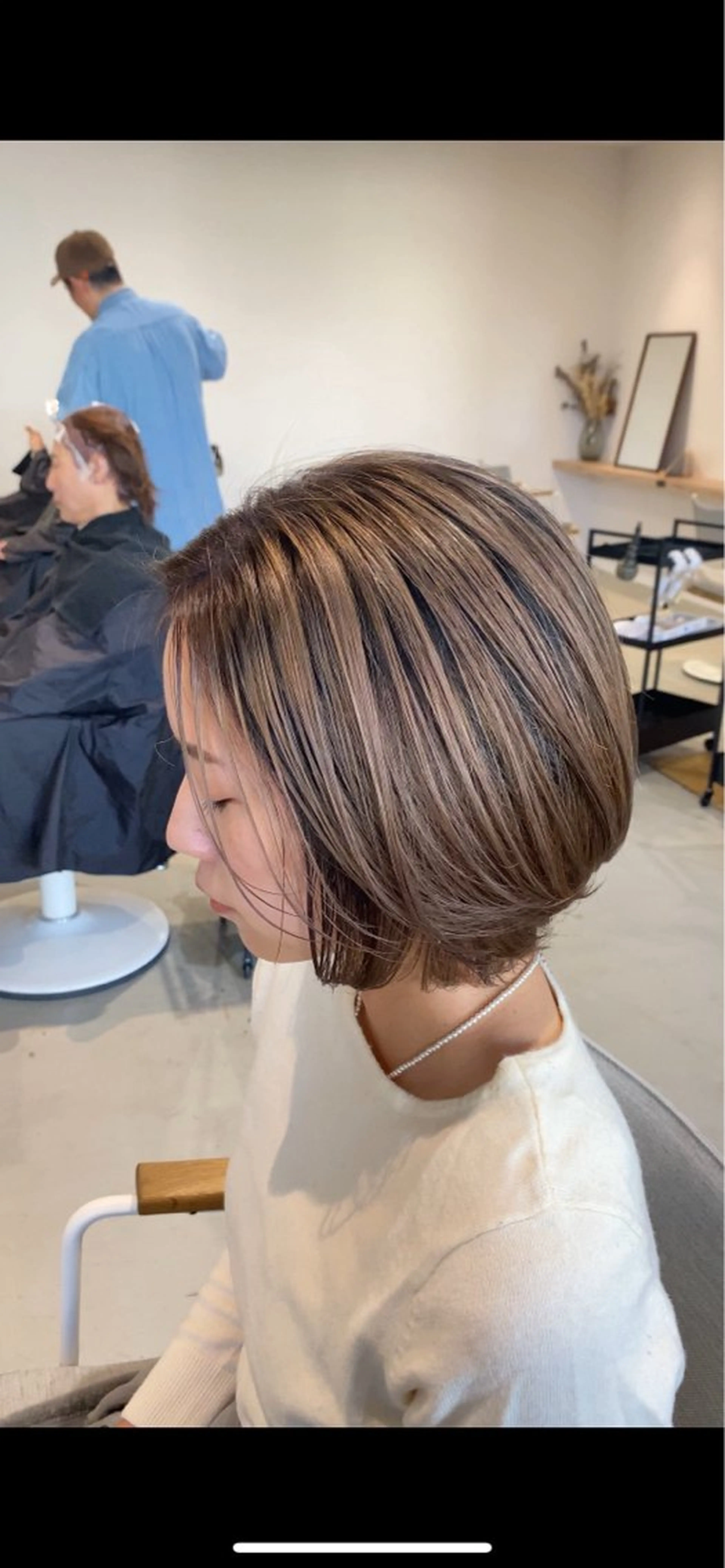 ショート カラー yate'/ Wカラー/小出捷也のヘアスタイル