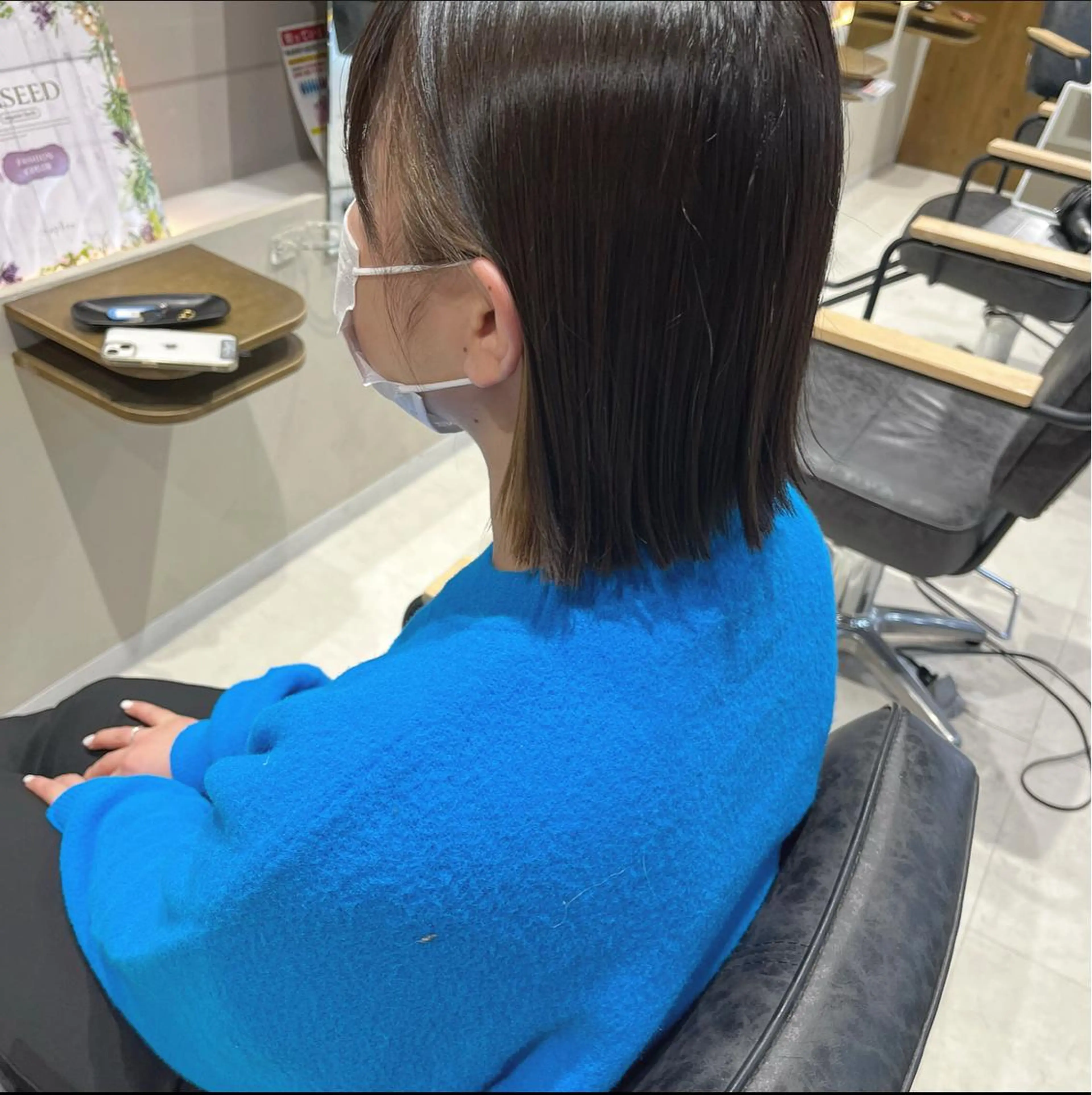 ショート 縮毛矯正 トリートメント 似合わせ＋韓国カット ニシヤマ　マイのヘアスタイル