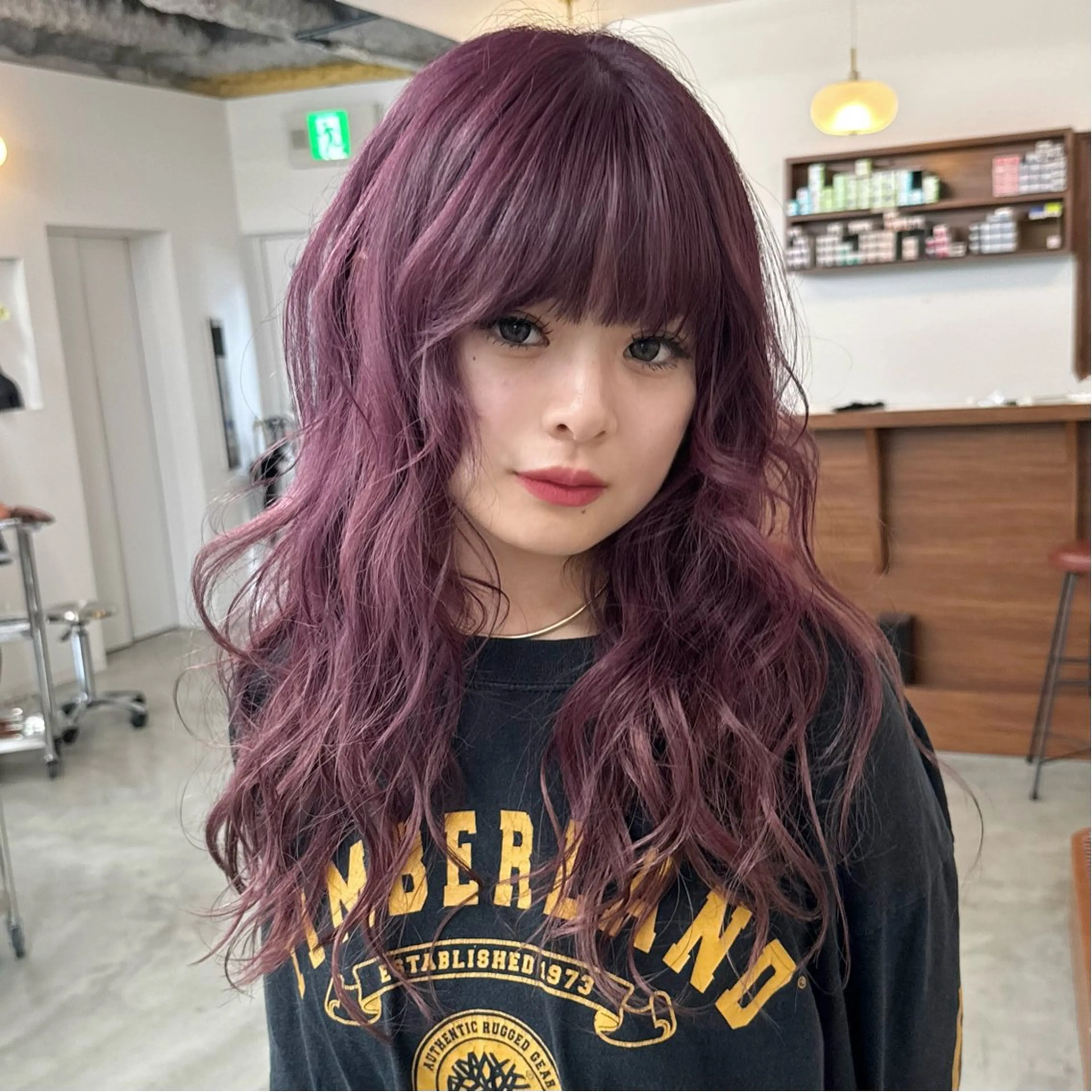 ロング カラー ヘアカラー トリートメント エクステモデル募集 💗大阪梅田/川上のヘアスタイル