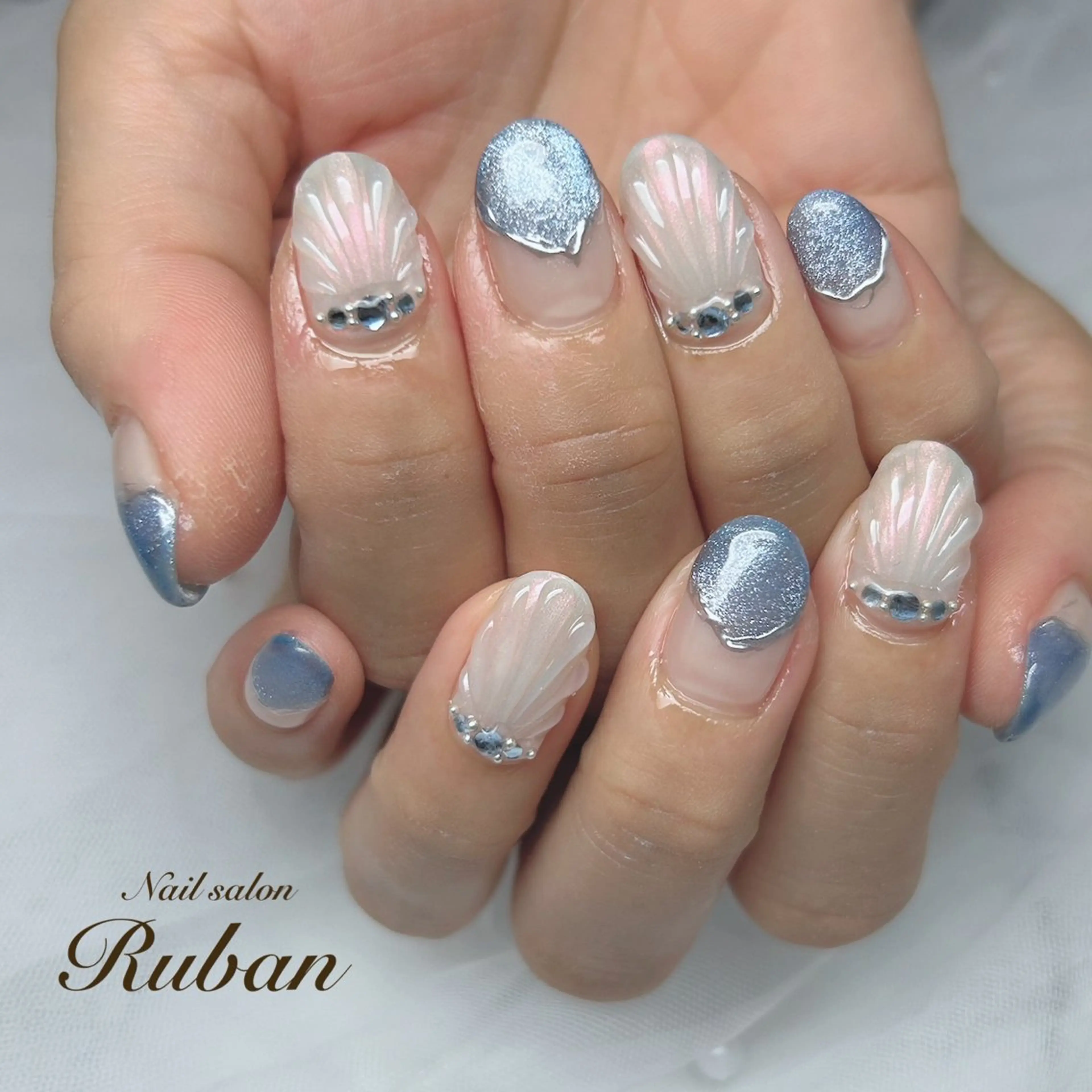 ネイル マグネットネイル 持ち込み Nail salon Ruban所属・Nail salon Rubanのネイルデザイン
