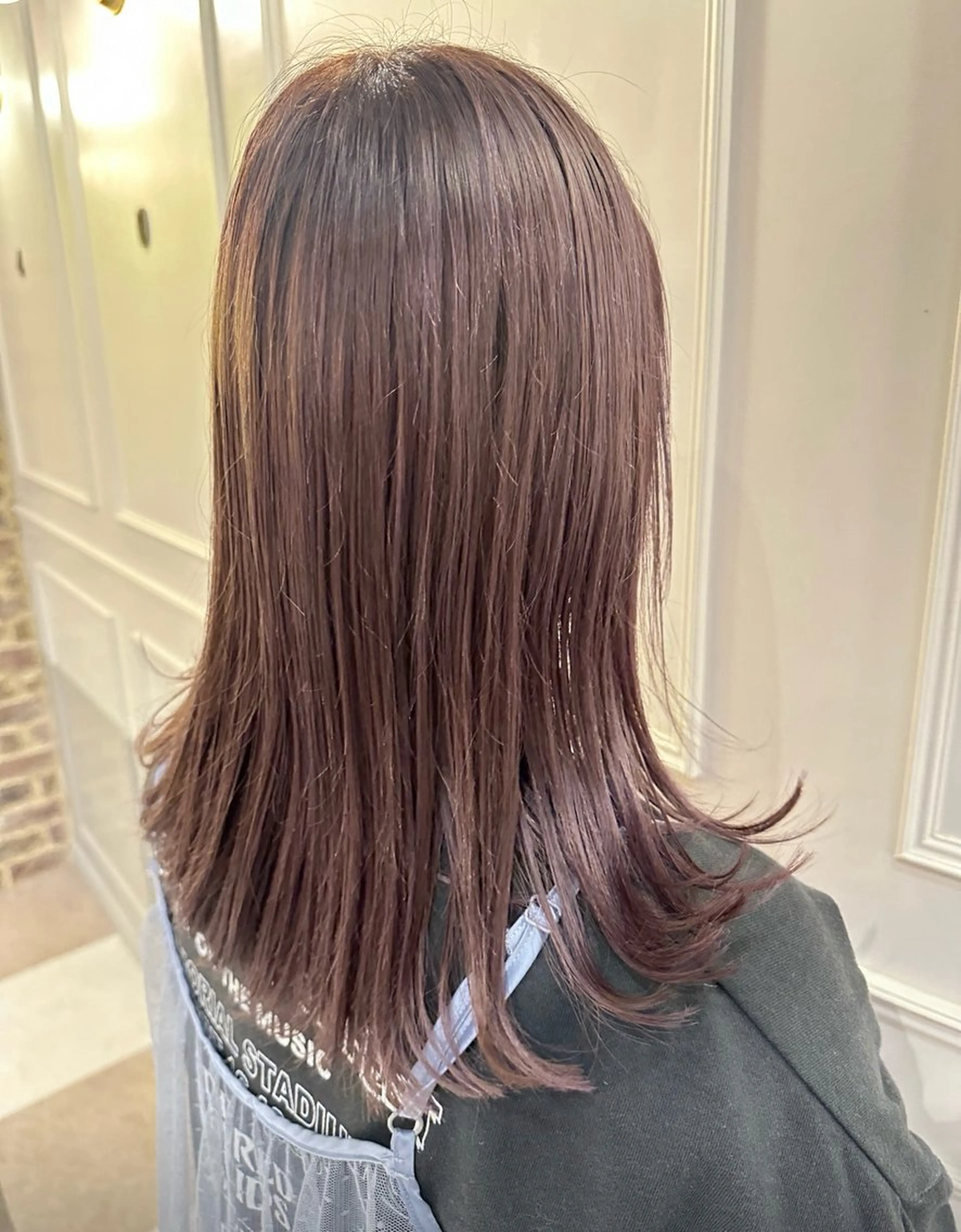 セミロング カラー 【echelle】 あむのヘアスタイル