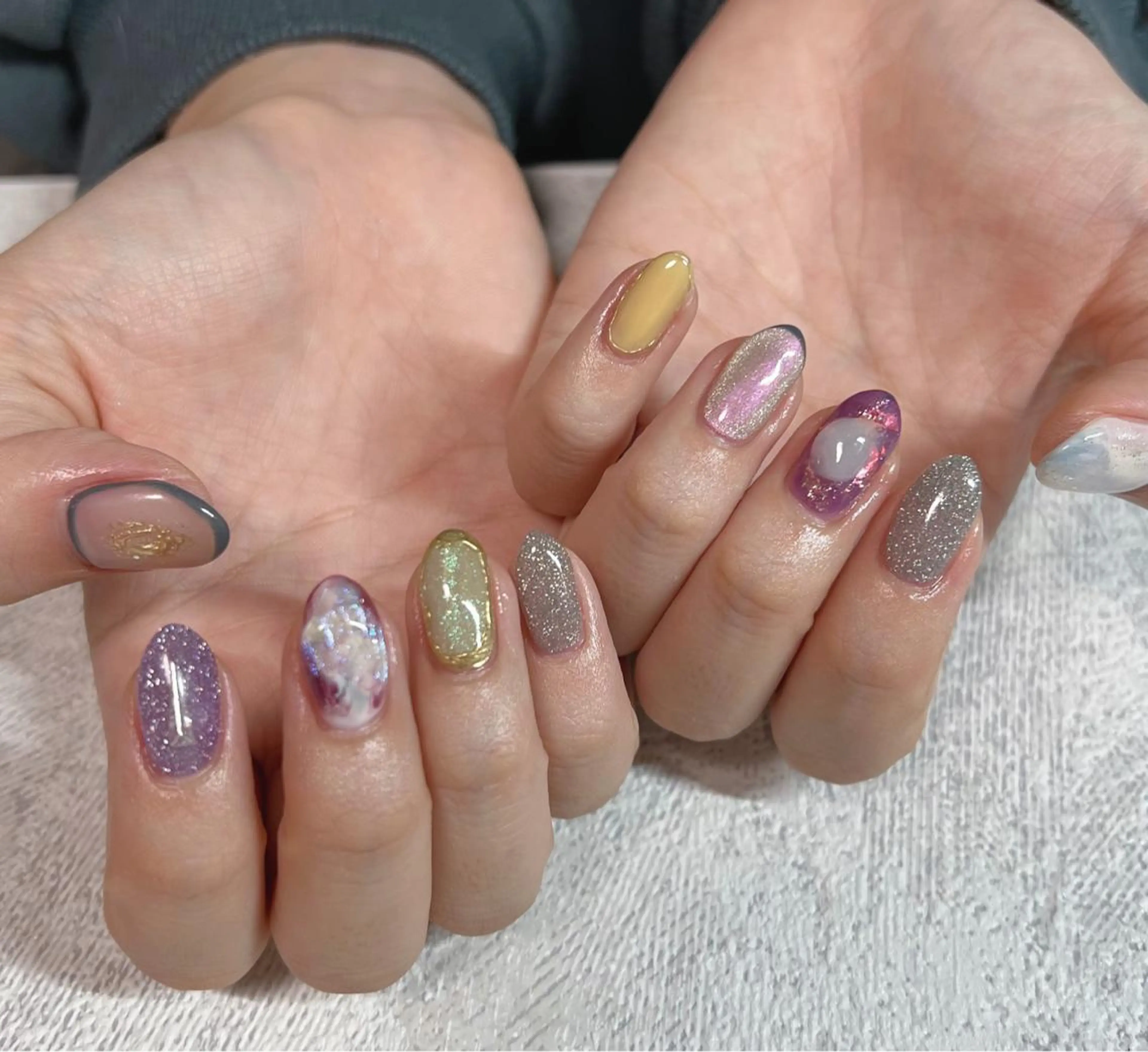 ネイル ハンドネイル 𝑺 𝒏𝒂𝒊𝒍✳︎のネイルデザイン