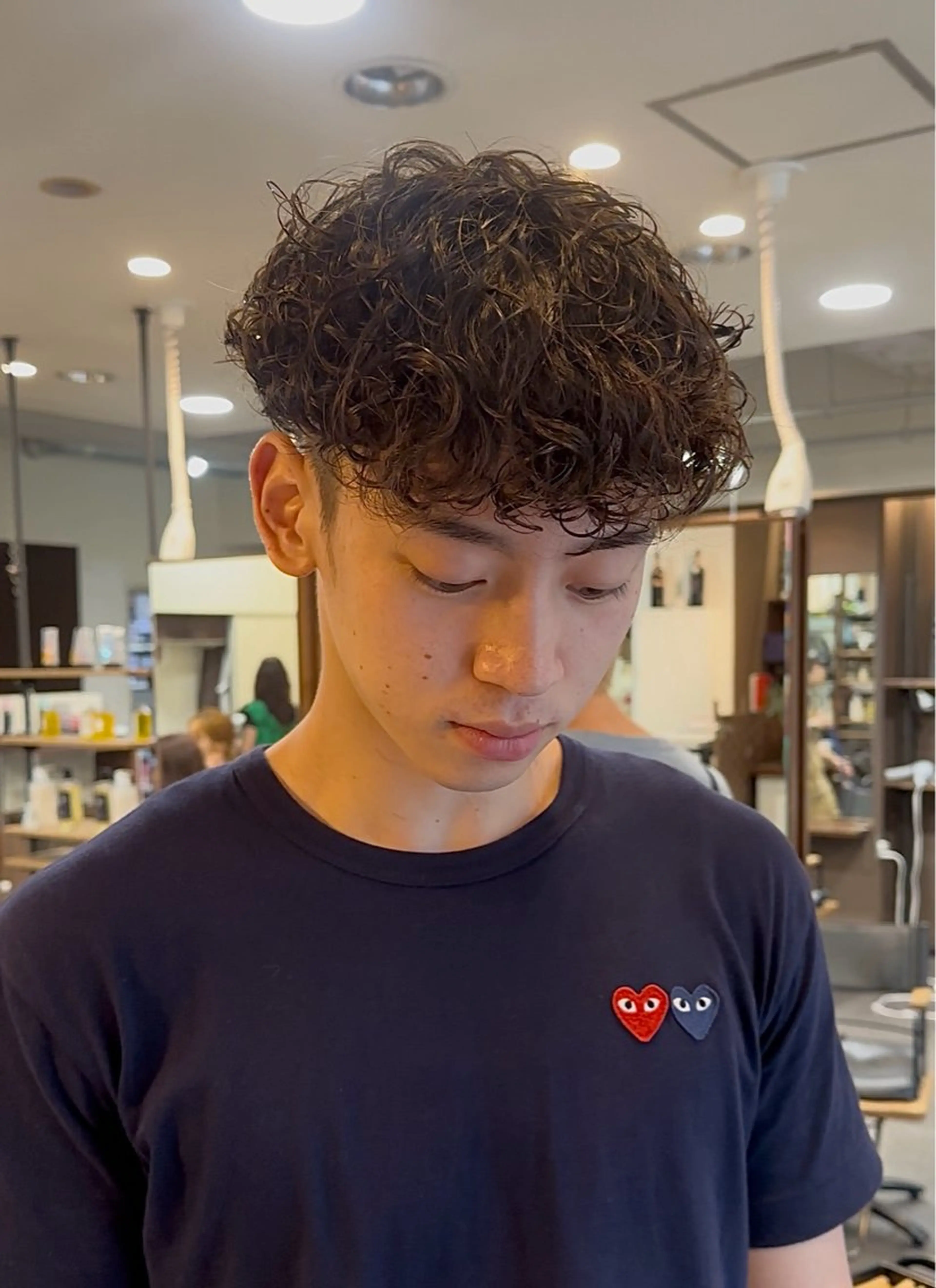 パーマ メンズ メンズパーマ 波巻きパーマ スパイラルパーマ カット パーマ 年間2000名担当◎ パーマ職人/仲原佑樹のヘアスタイル