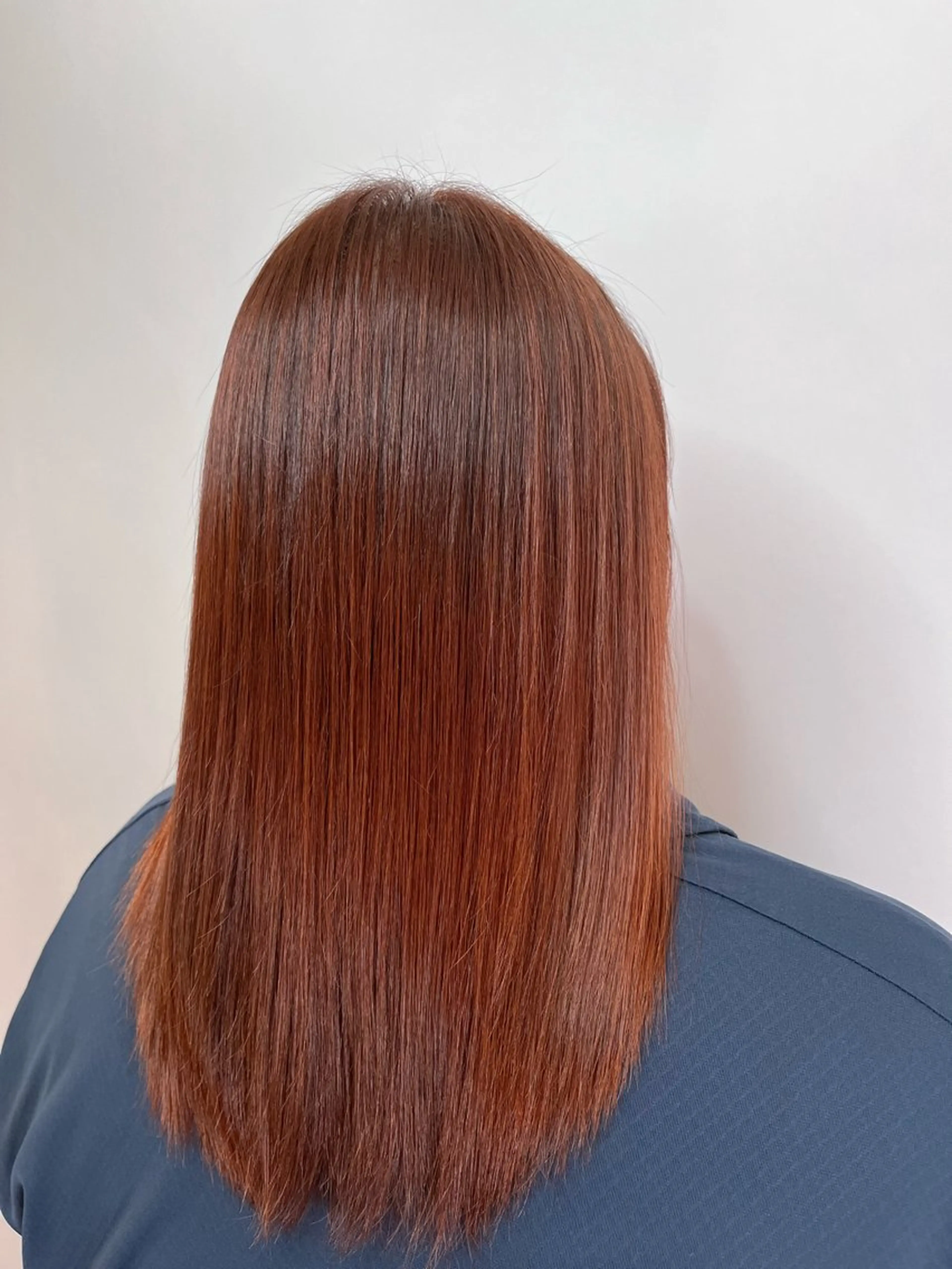 ロング 縮毛矯正 平田 晟也のヘアスタイル