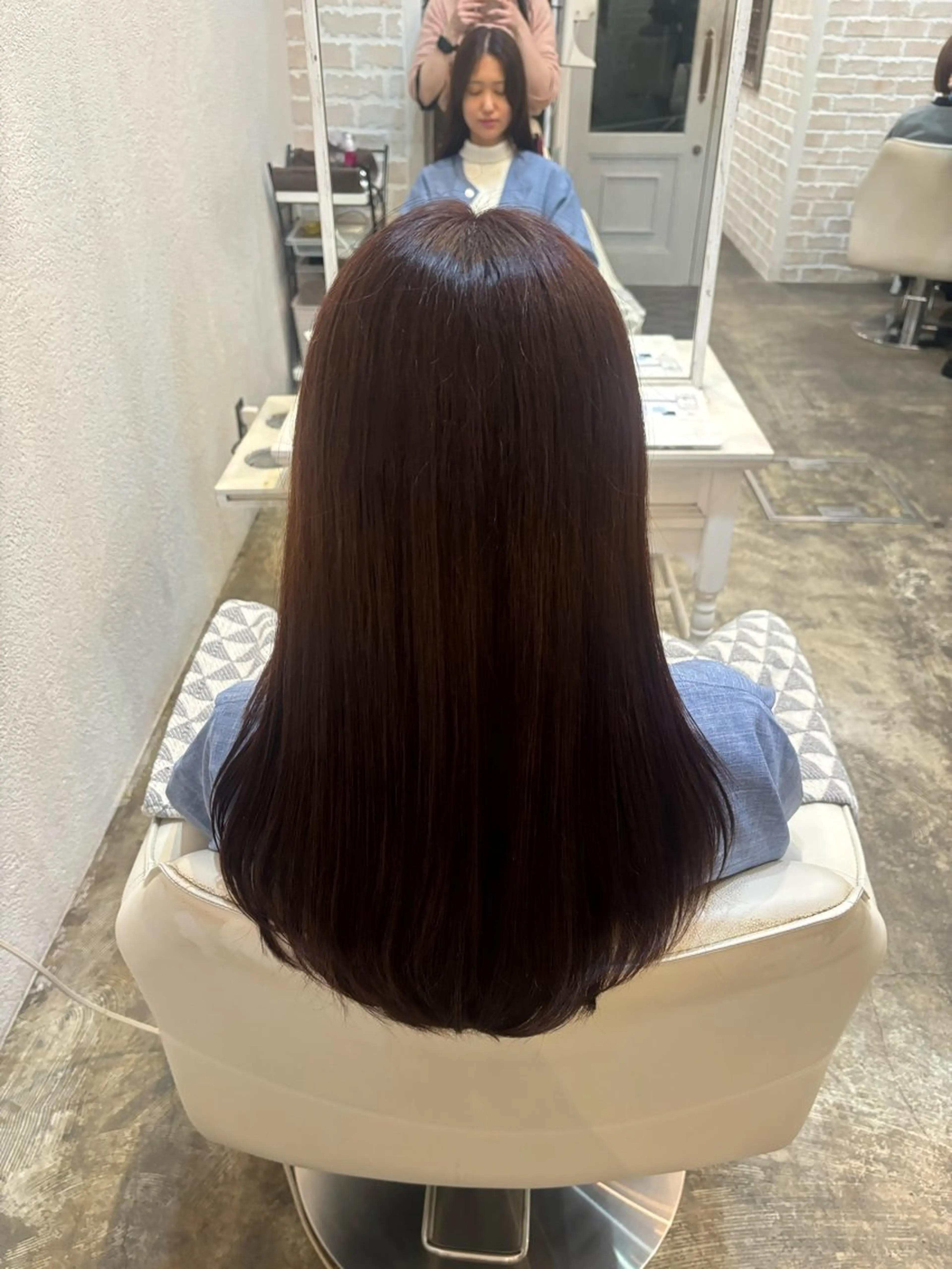 ロング カラー 山﨑彩乃 🫧 髪質改善✨️のヘアスタイル
