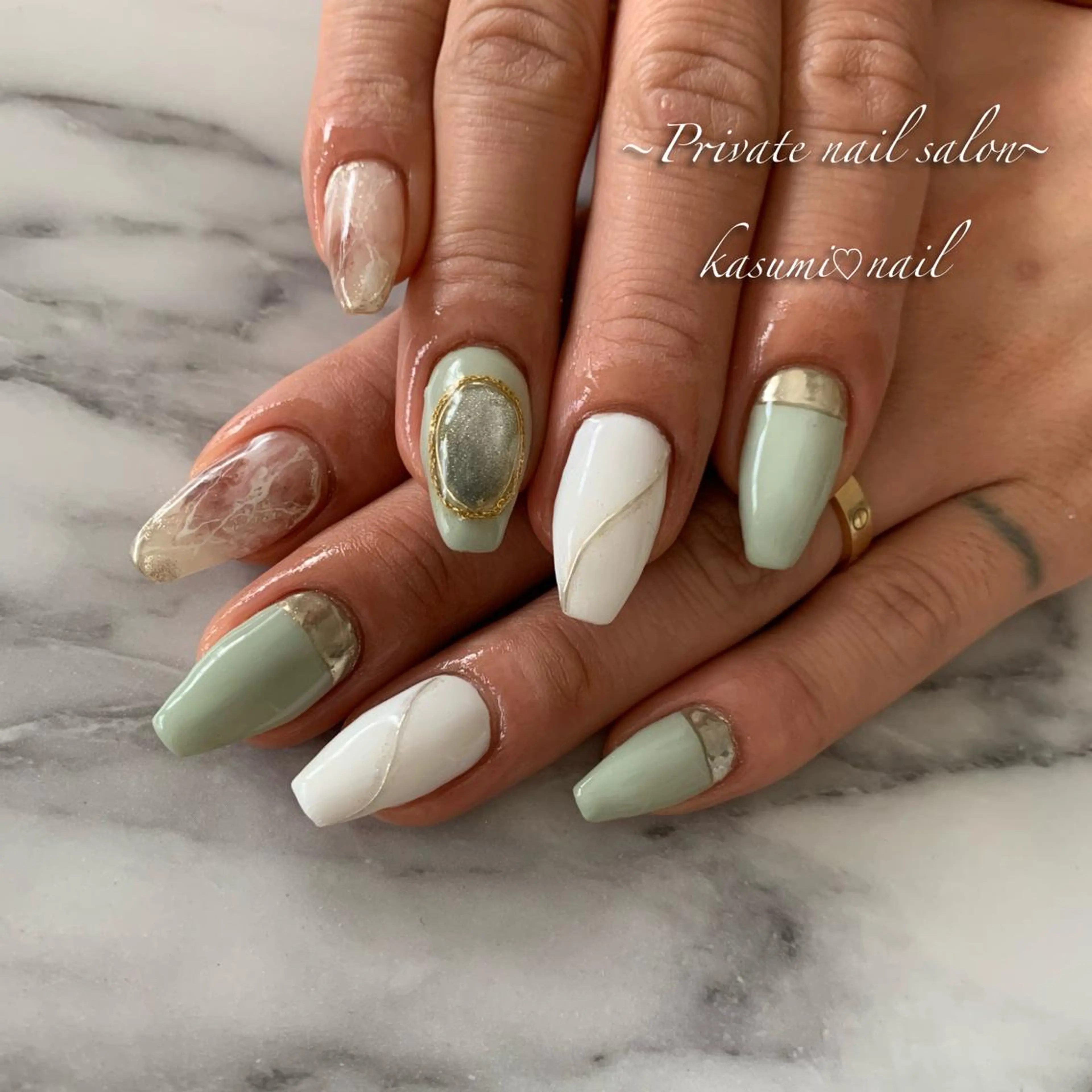 ネイル ラメ(グリッター) ミラーネイル ニュアンスネイル 冬ネイル KASUMI♡ Nailのネイルデザイン