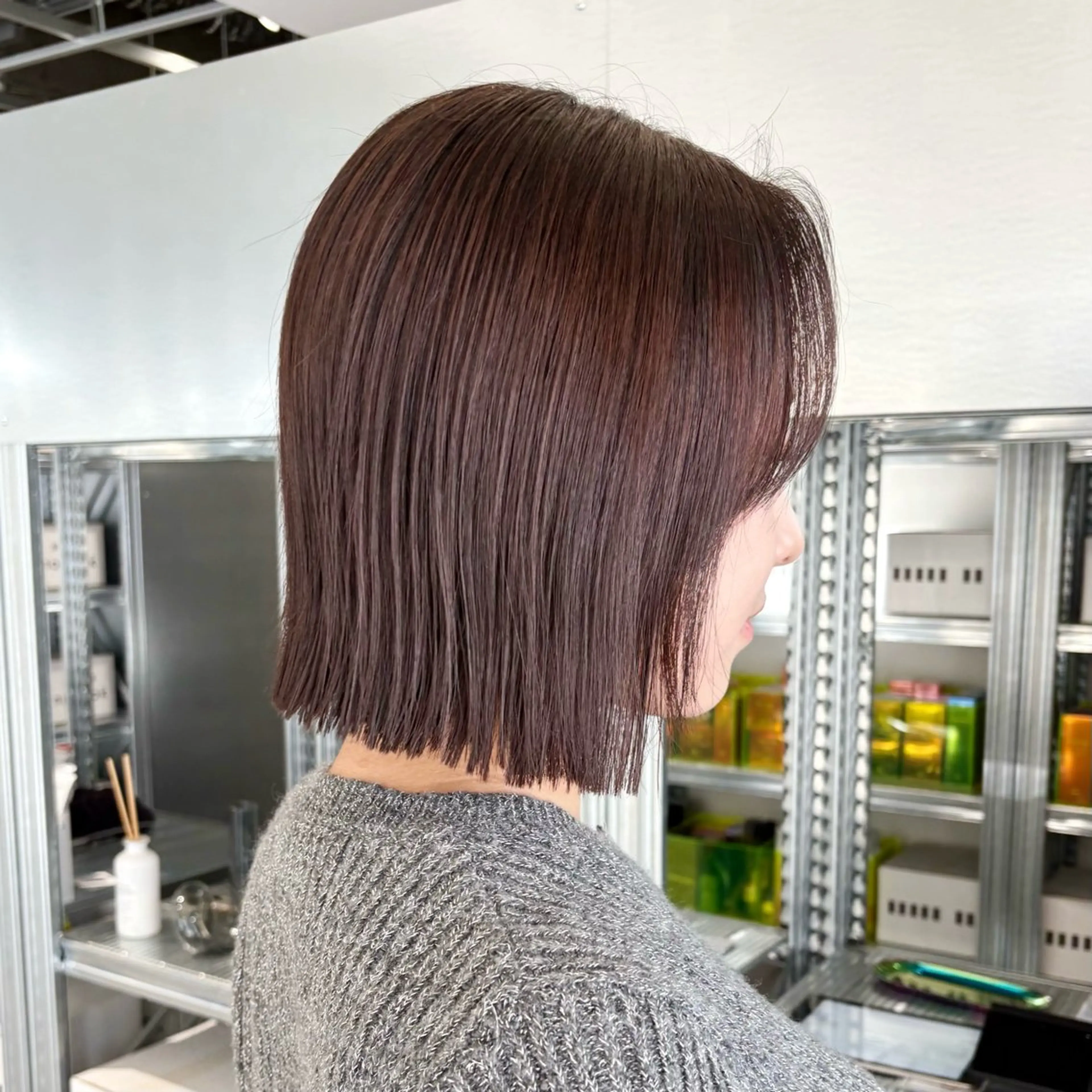 ミディアム ✨縮毛矯正/ボブ✨ 佐藤 さくらのヘアスタイル