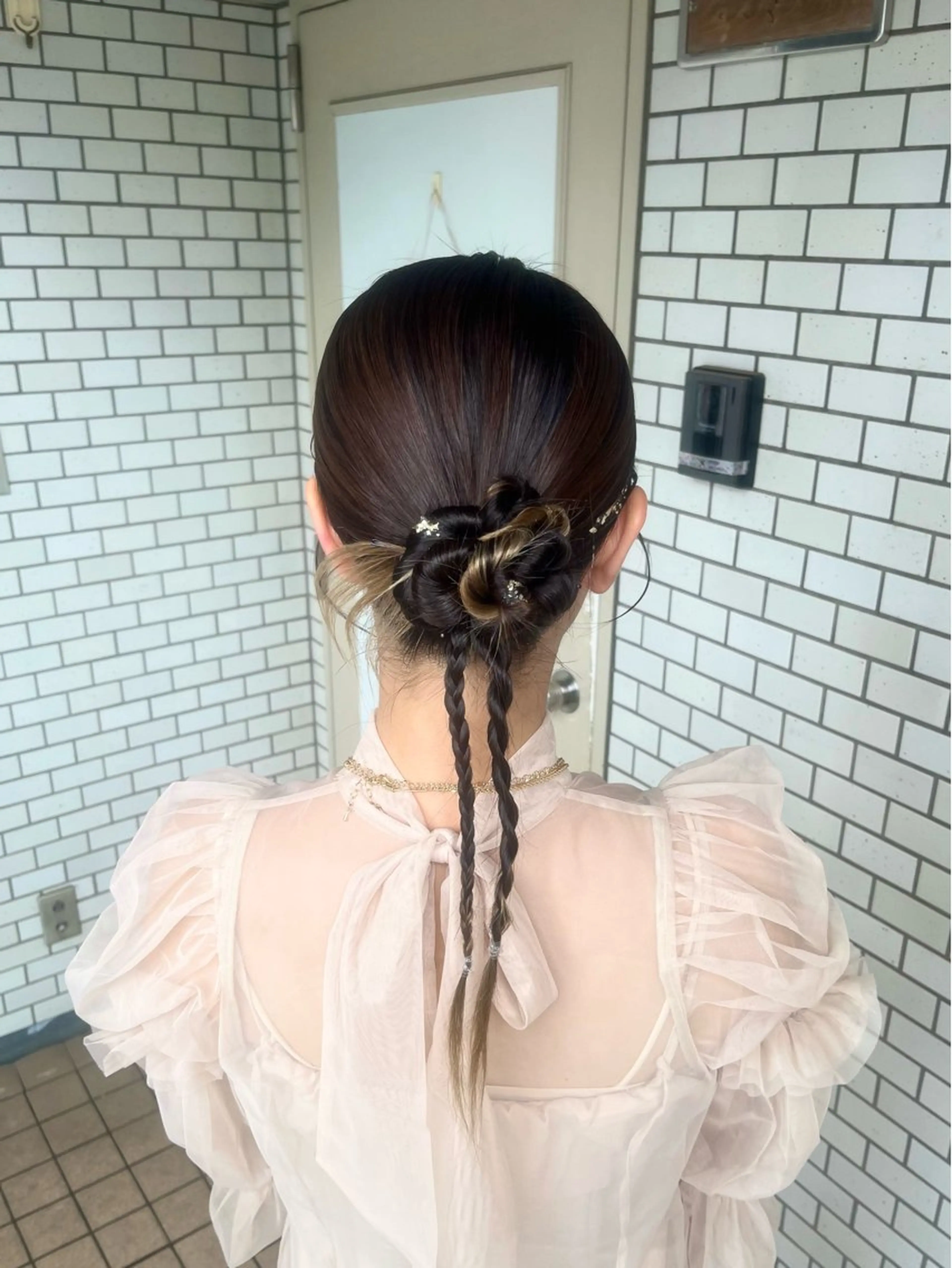 ヘアアレンジ 髪飾り ヘアセット 推し活/イベントヘア 🎀✨yuriのヘアスタイル