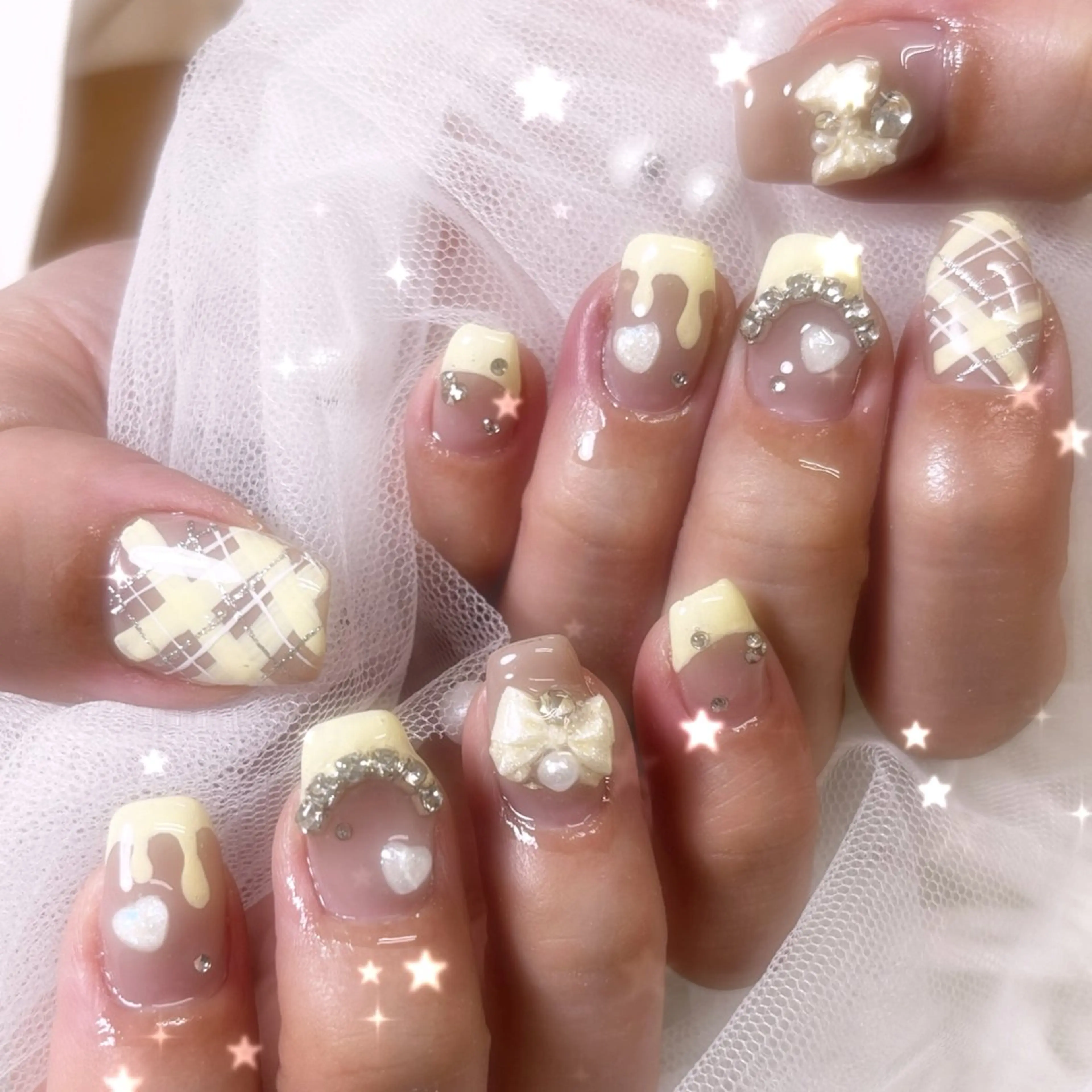 ネイル ハンドネイル Maya 🧊🫧‪のネイルデザイン