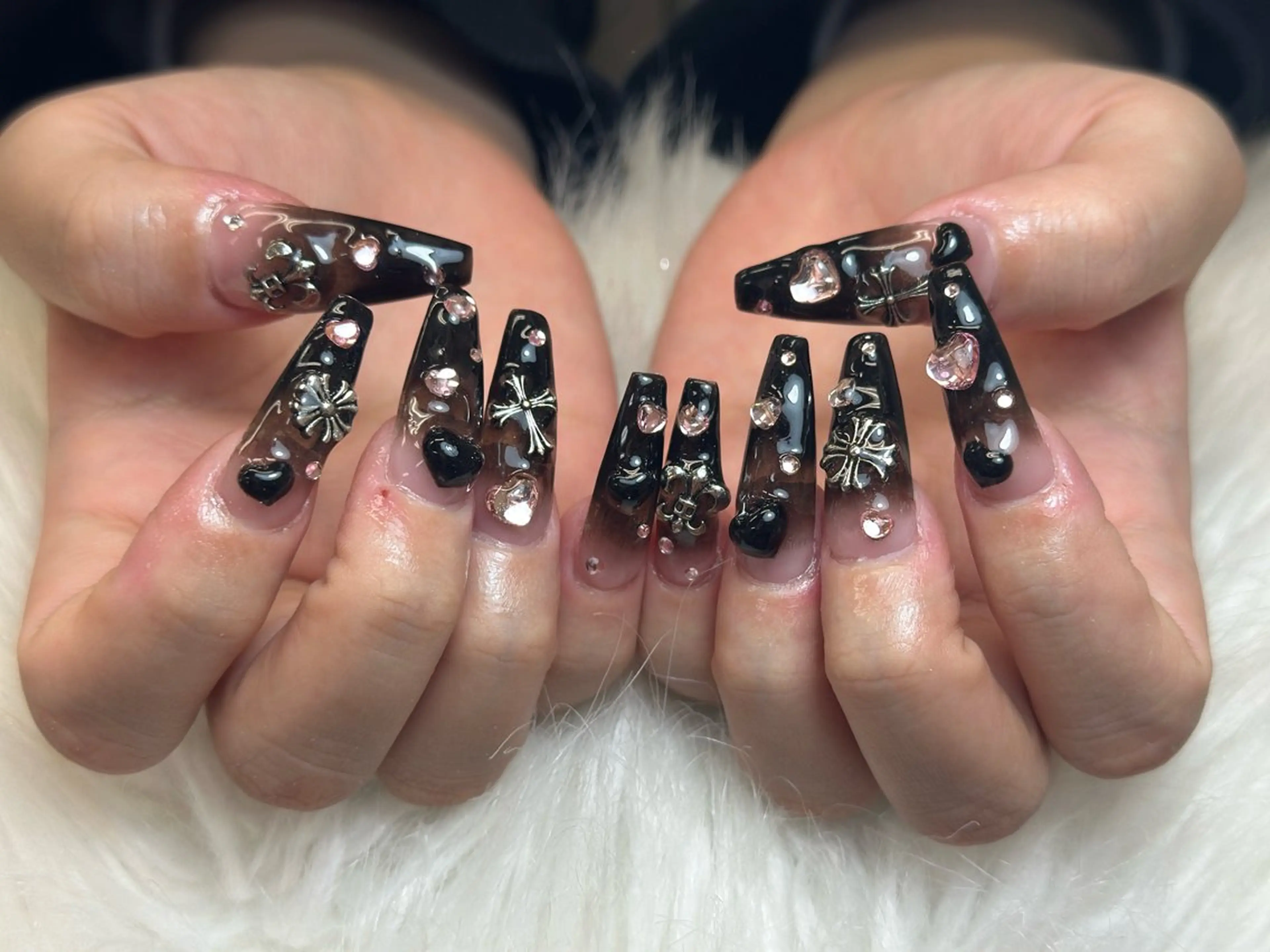 ネイル アートネイル ジェルネイル マグネットネイル ハンドネイル JennNail_ マオのネイルデザイン
