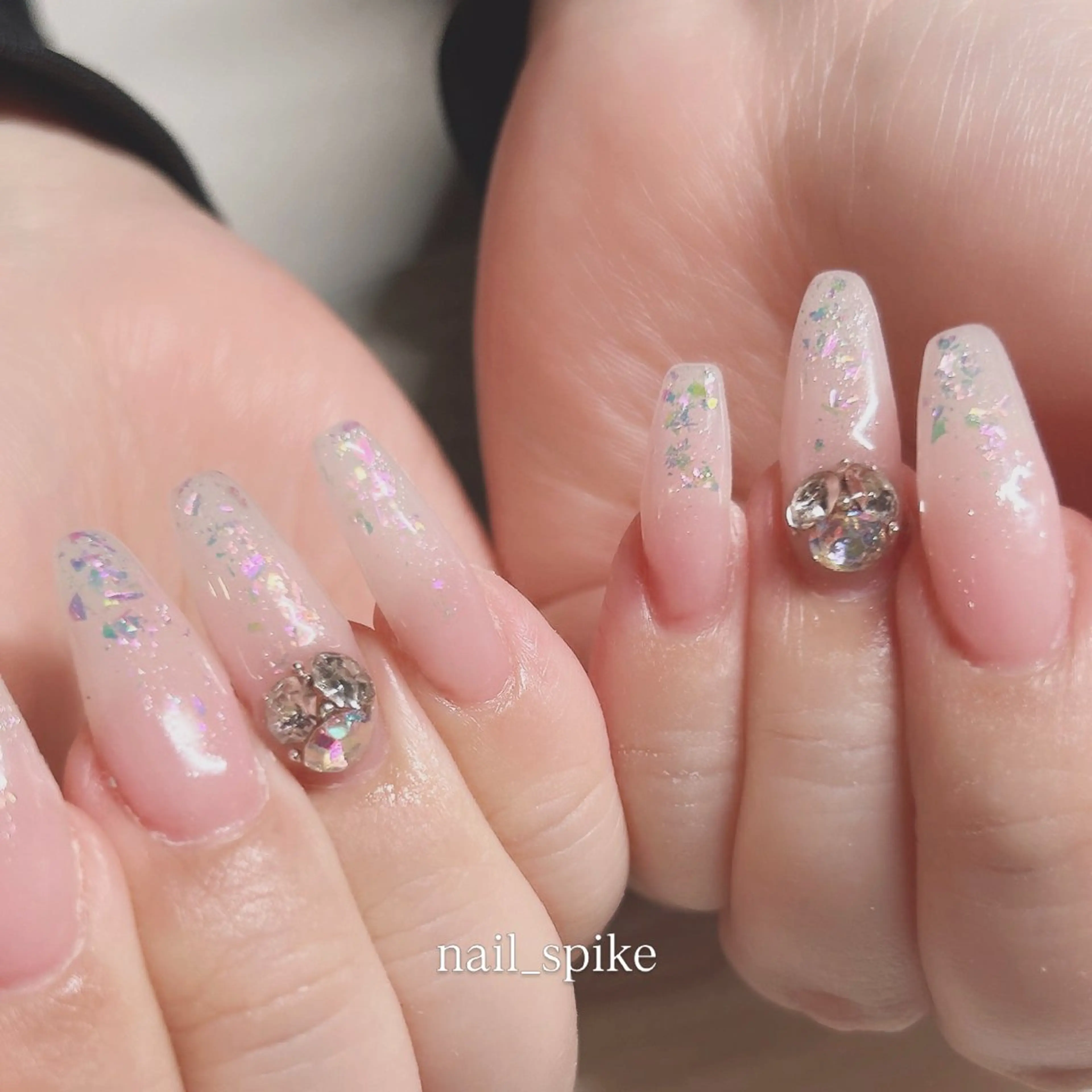 ネイル スカルプネイル ネイルチップ nail spikeのネイルデザイン