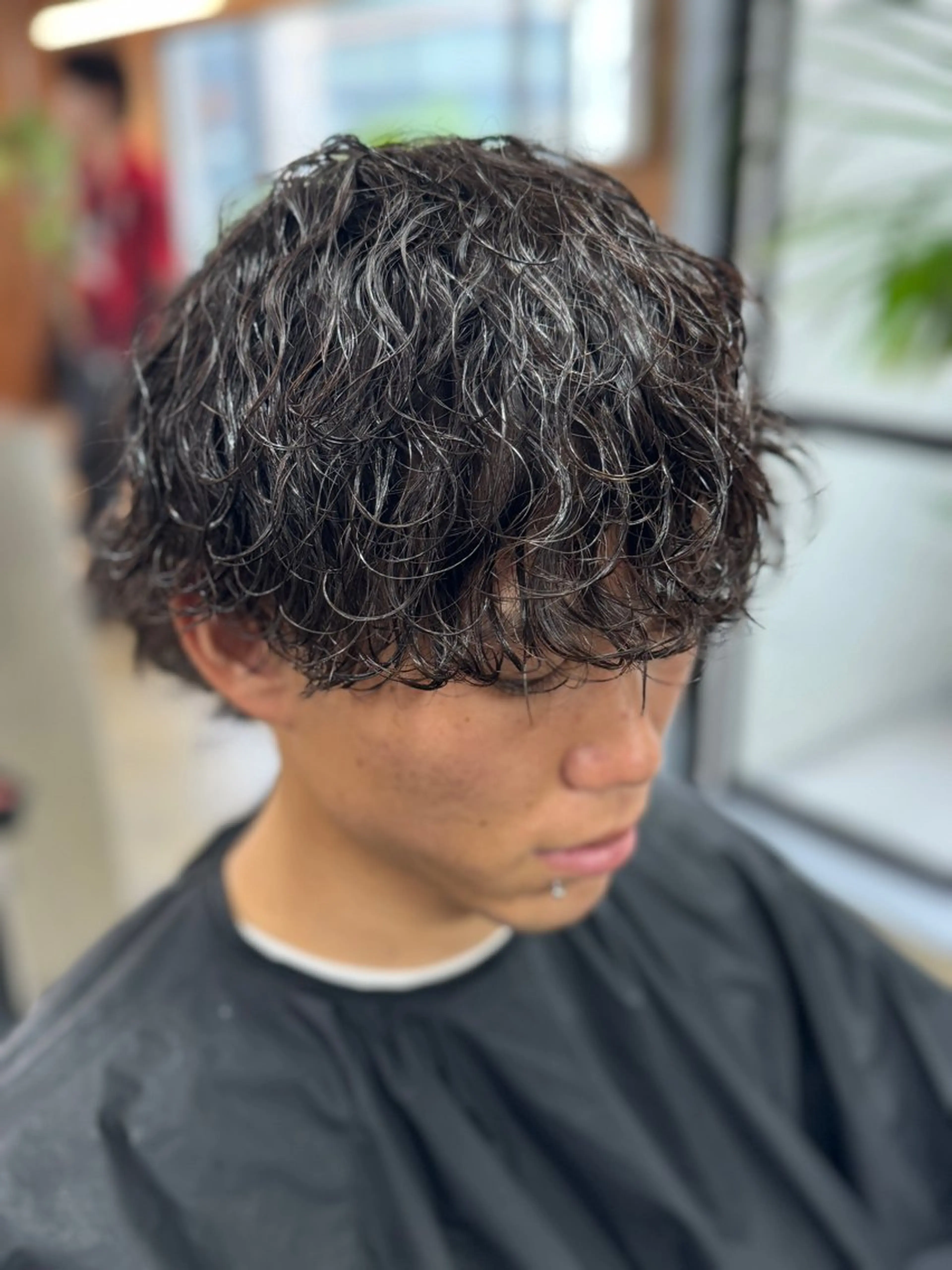 ショート パーマ メンズ ビジネス カット パーマ メンズ特化酒井翔太 /メンズカット/名駅のヘアスタイル