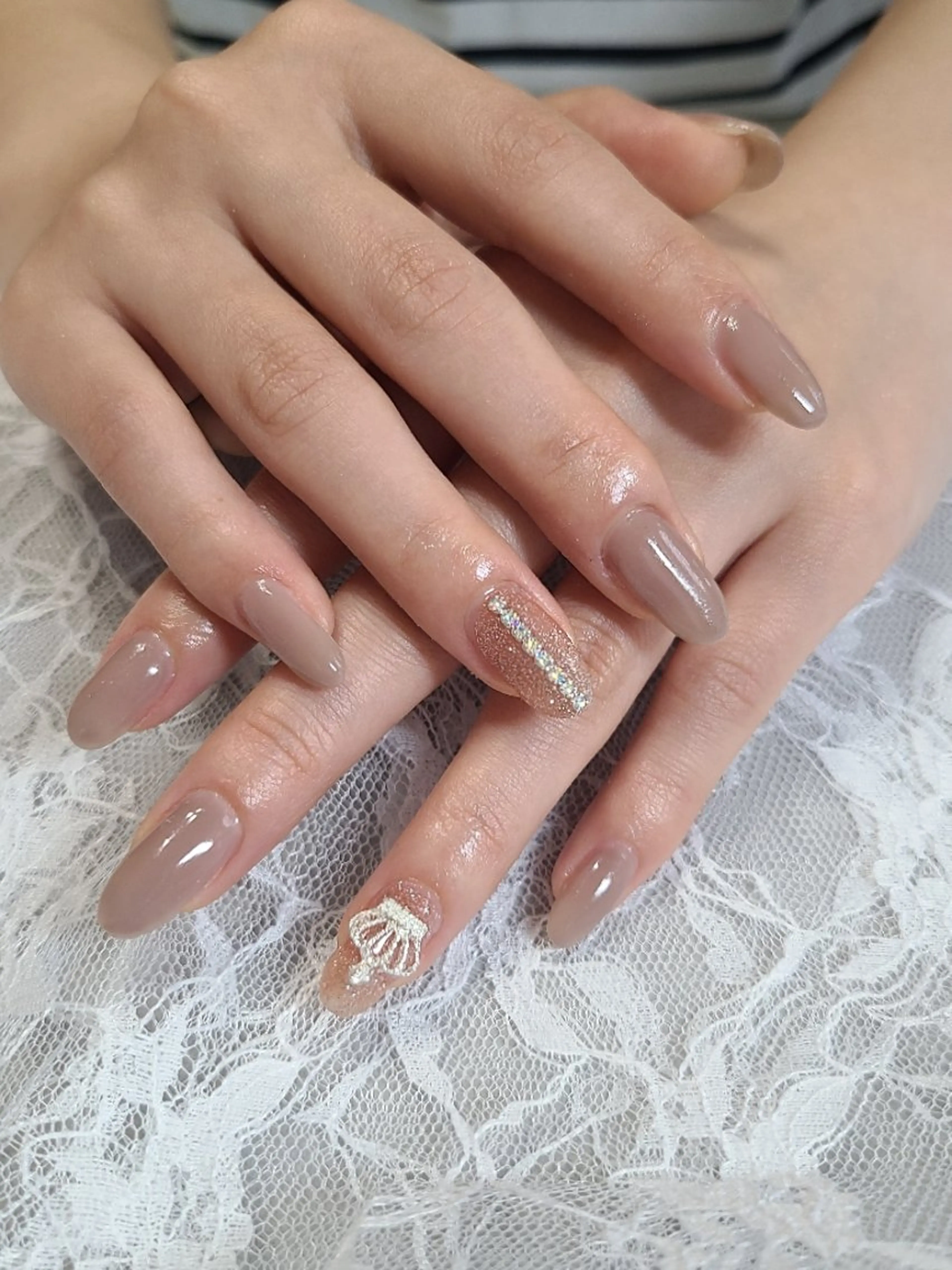 ワンカラーorマグネットネイル💅パーツ２ー４本✨オフ込みの写真