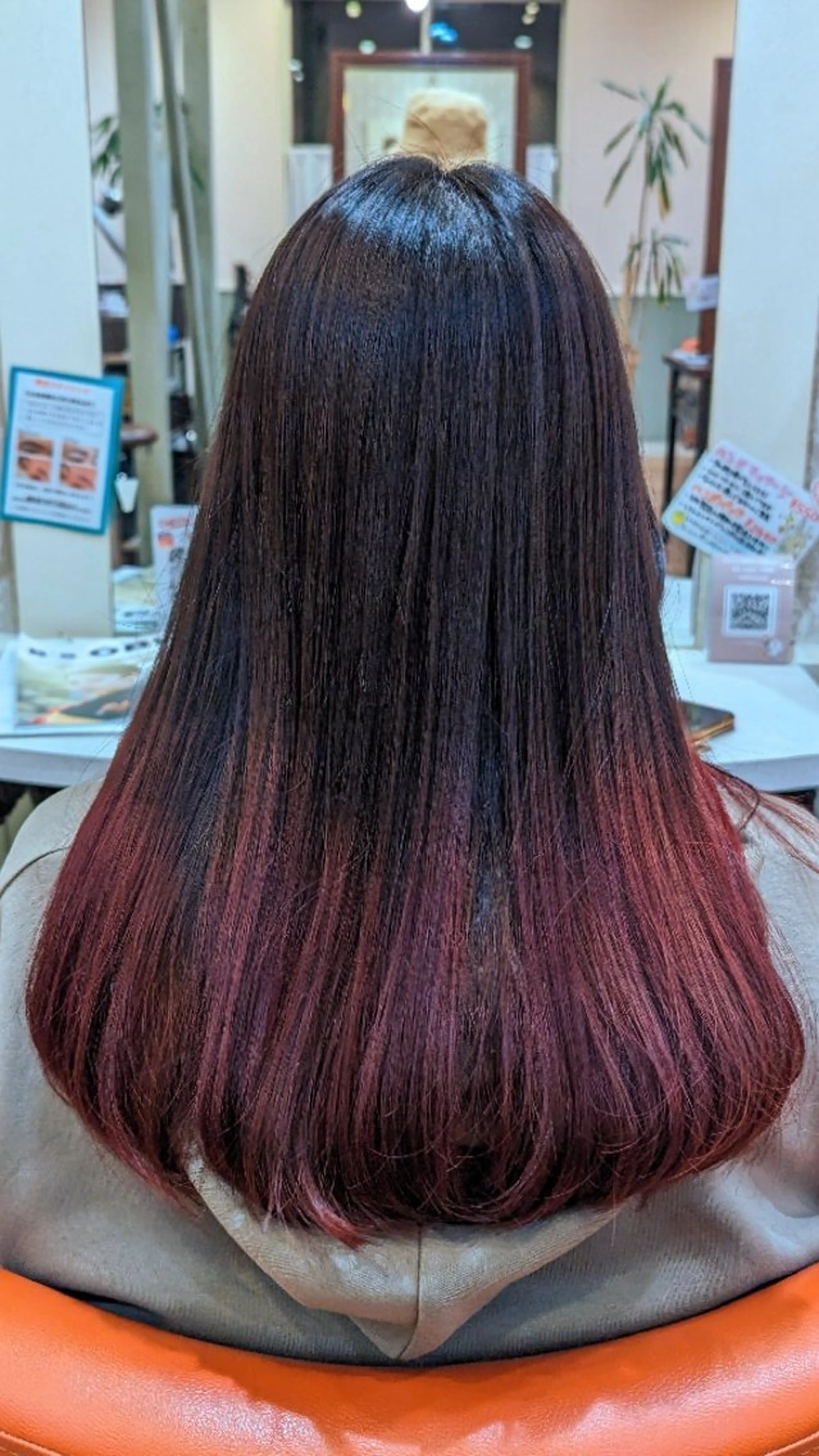 カラー ロング R hair🧡 伊藤美和🤎のヘアスタイル