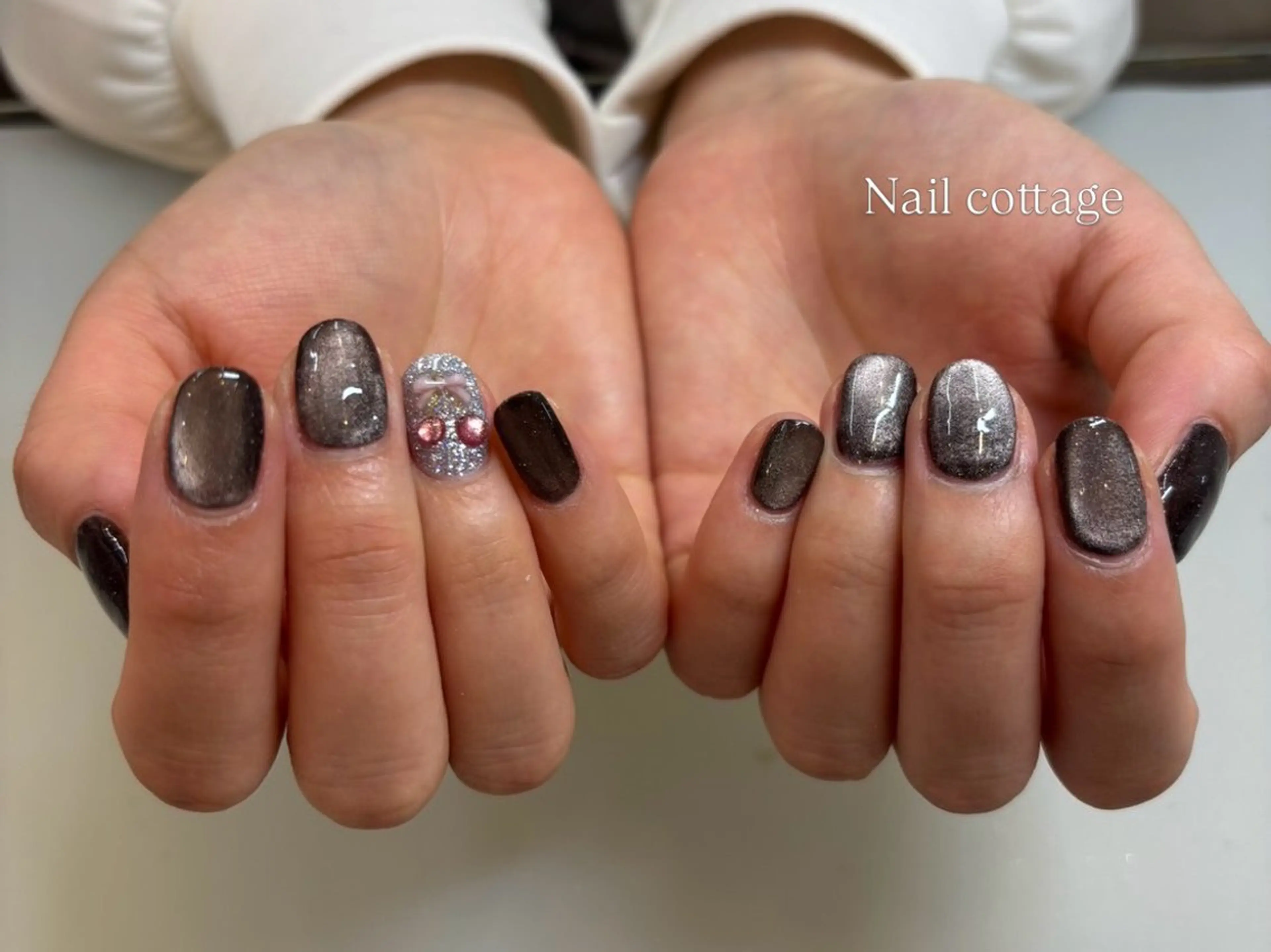 ネイル マグネットネイル ハンドネイル Nail cottageのネイルデザイン