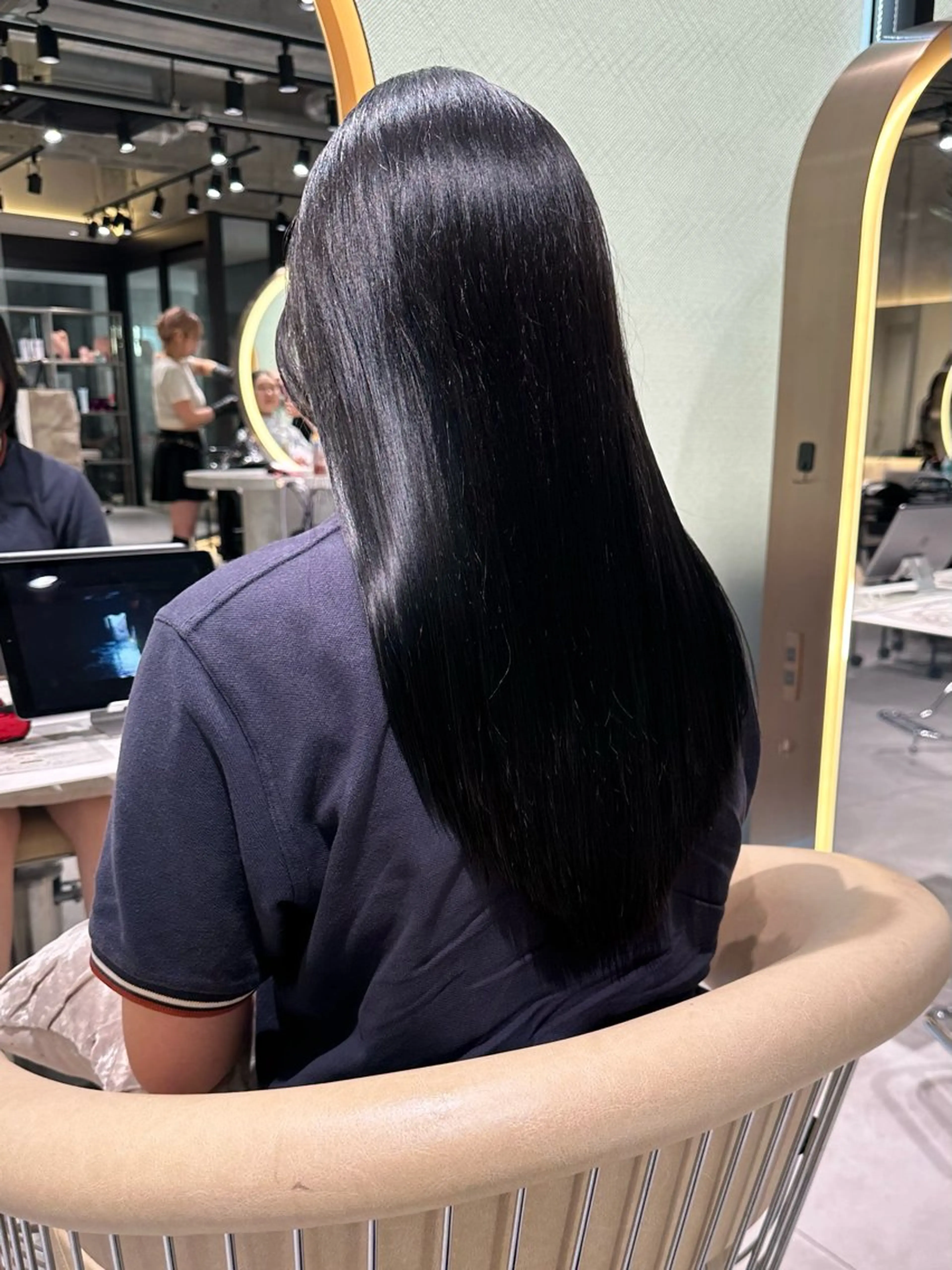 ロング カット 縮毛矯正 トリートメント 《髪質改善✖️オリー ブ🧸》小嶋拓也のヘアスタイル