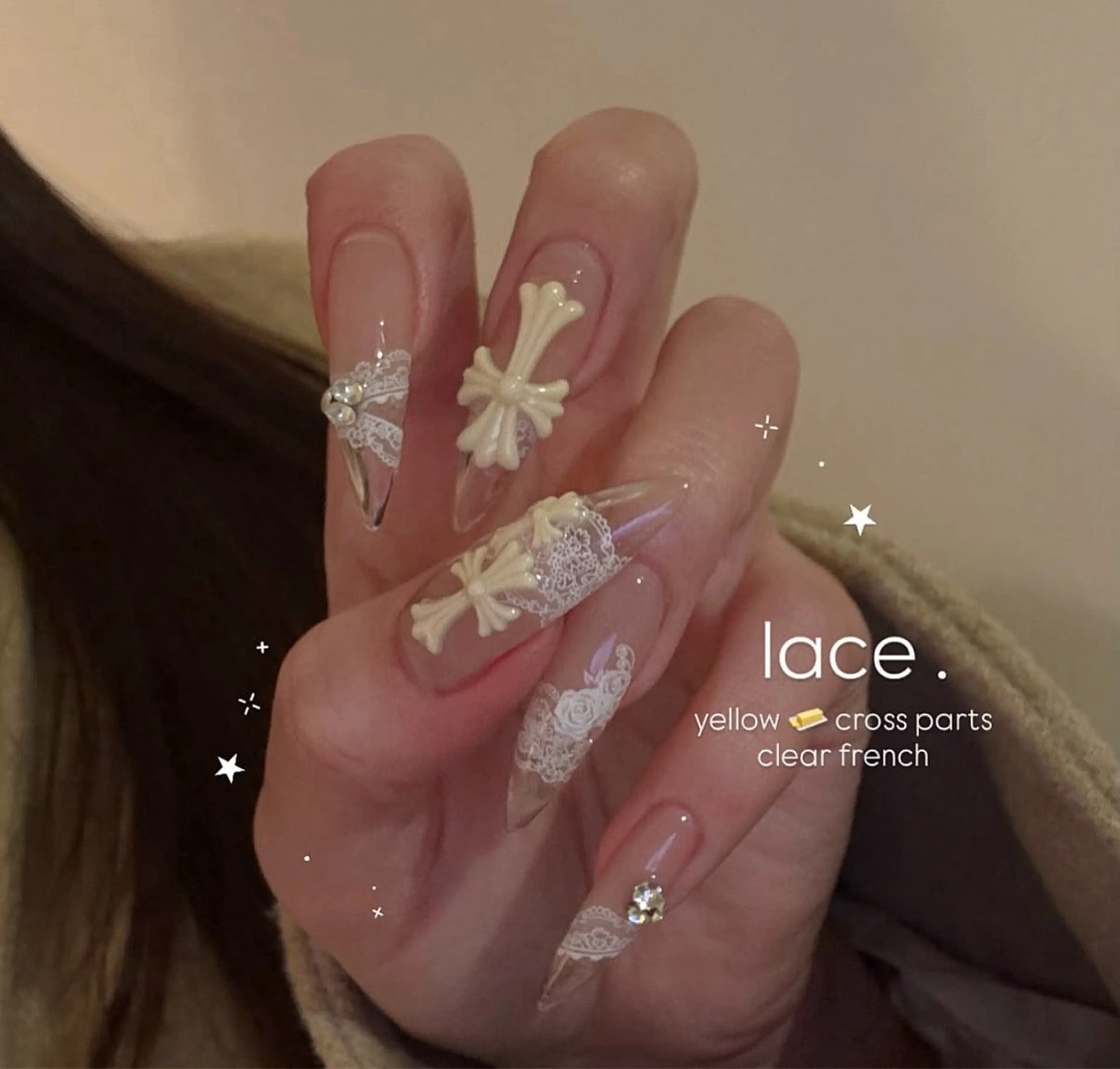 ネイル フレンチネイル ジェルネイル マグネットネイル 持ち込み ニュアンスネイル ハンドネイル Ribbonnail salonのネイルデザイン
