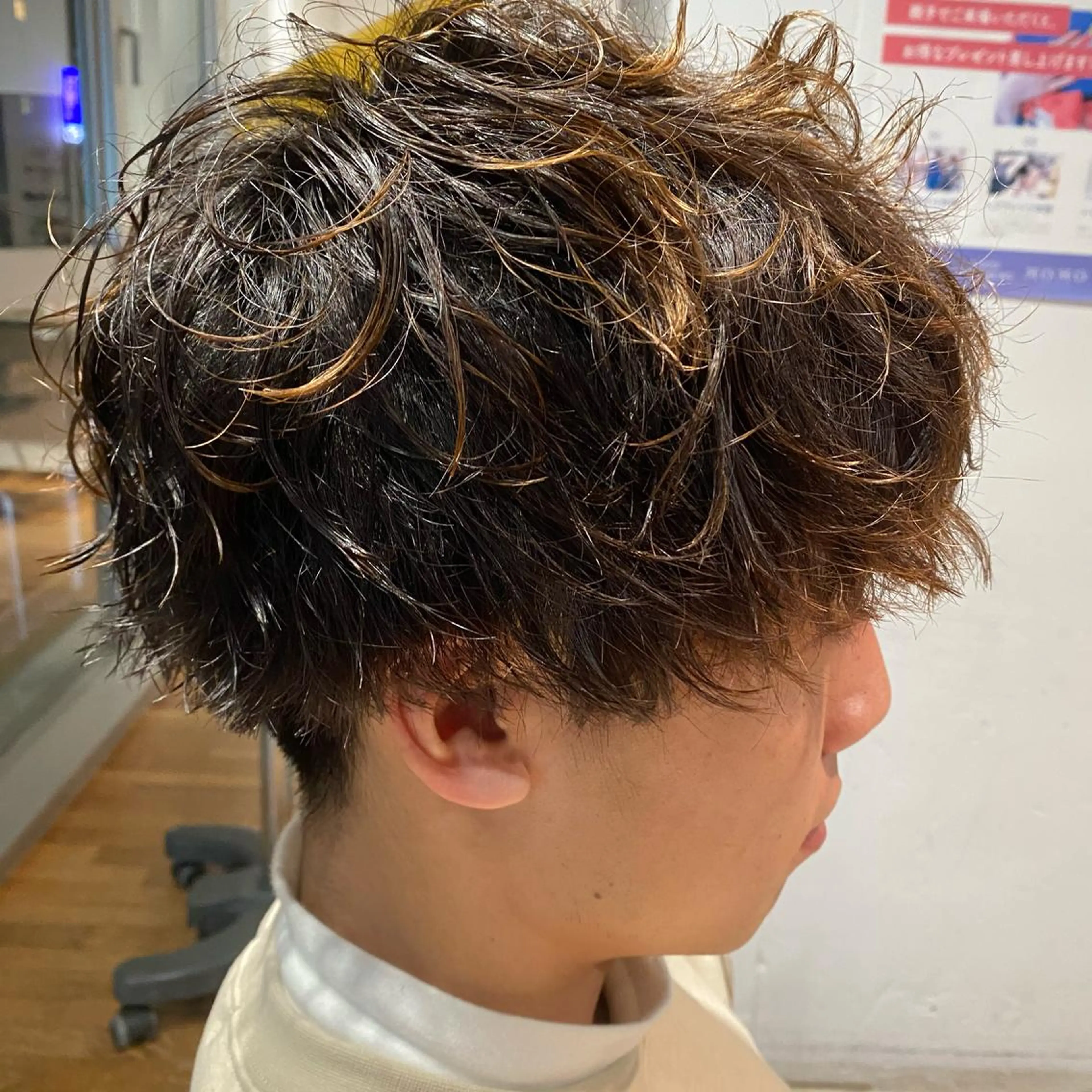 ショート パーマ メンズ マッシュ 💚 nao💚のヘアスタイル