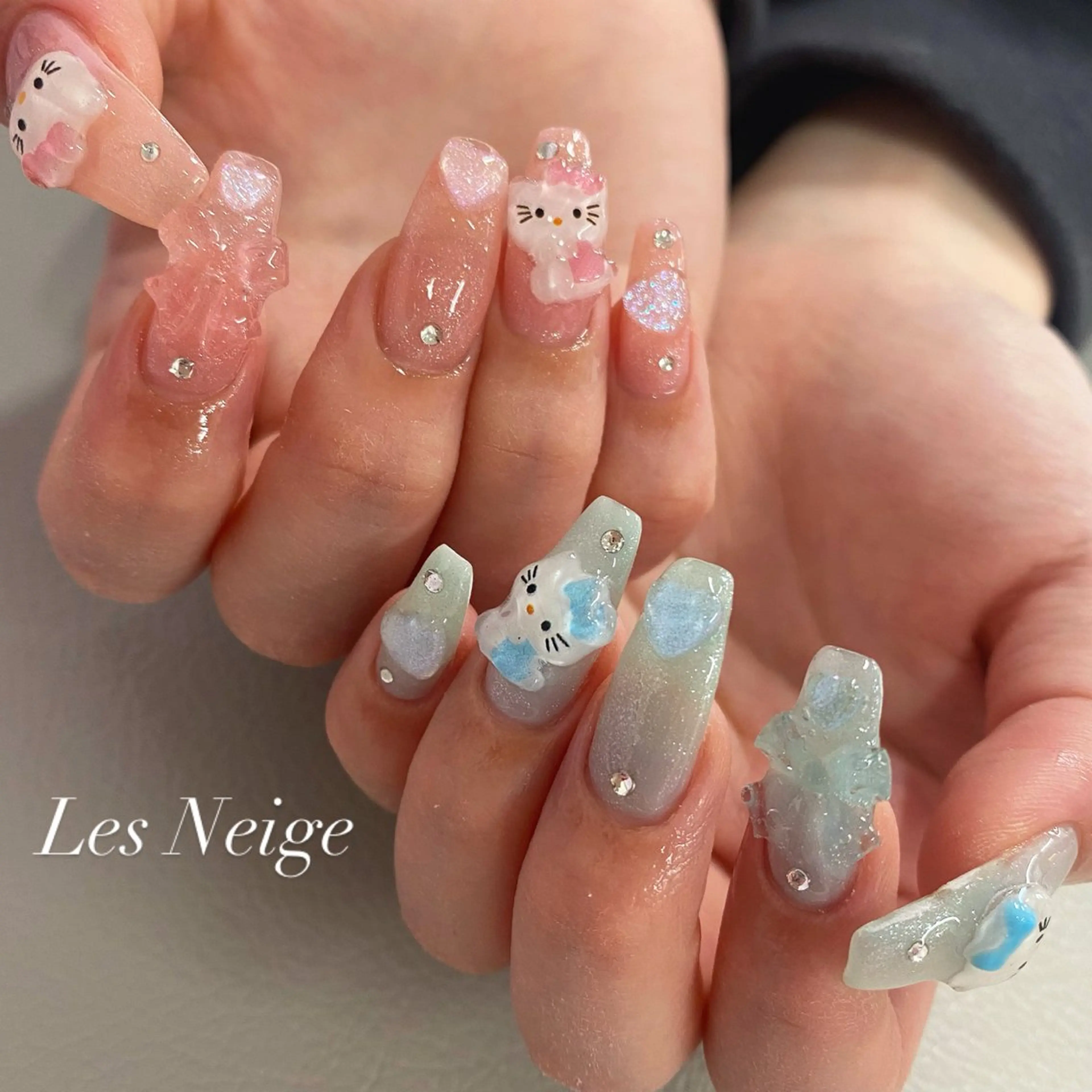 ネイル ハンドネイル Les Neigeのマツエク・マツパデザイン