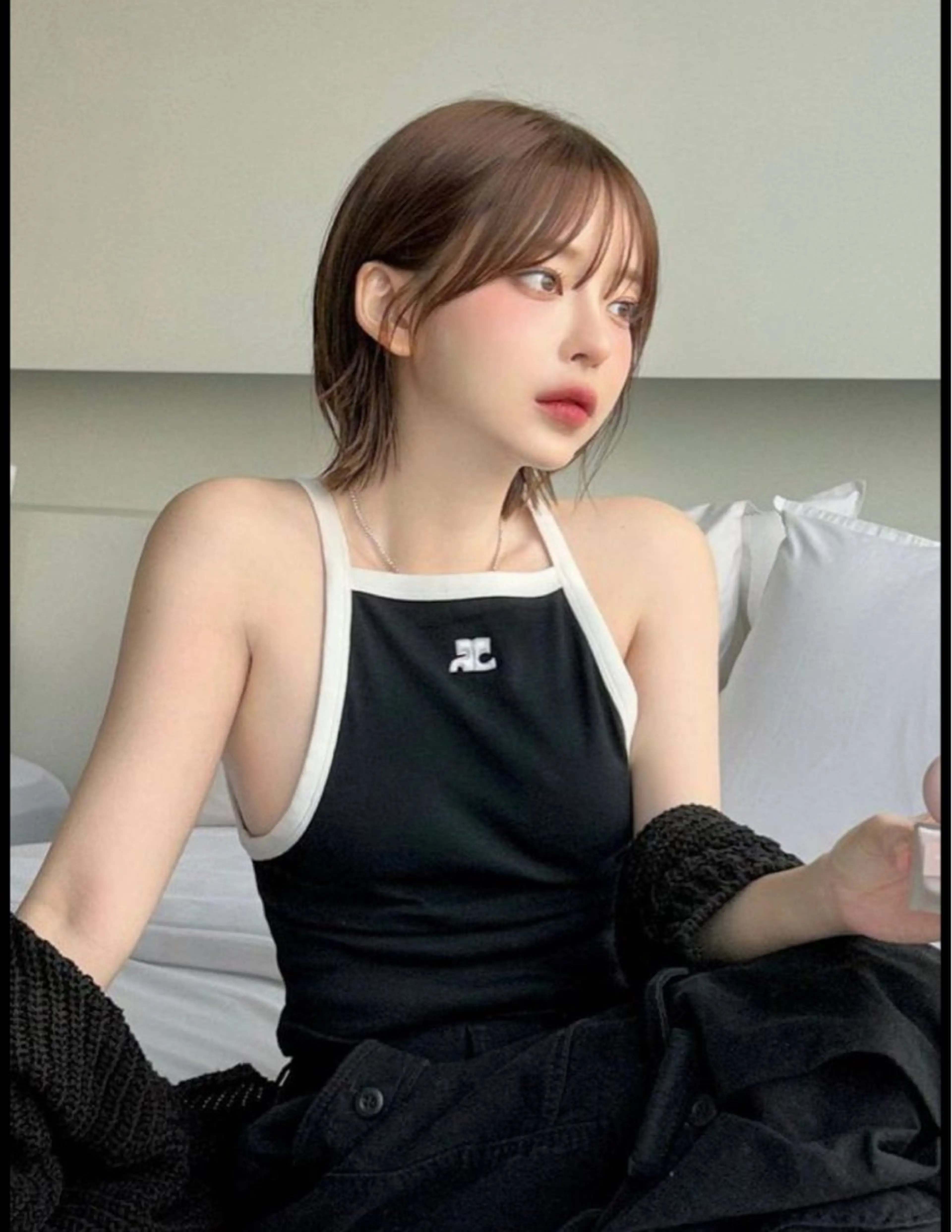 ショート カラー ボブ レイヤーカット 札幌クロスパーマ /🎀柴田ひな🎀のヘアスタイル