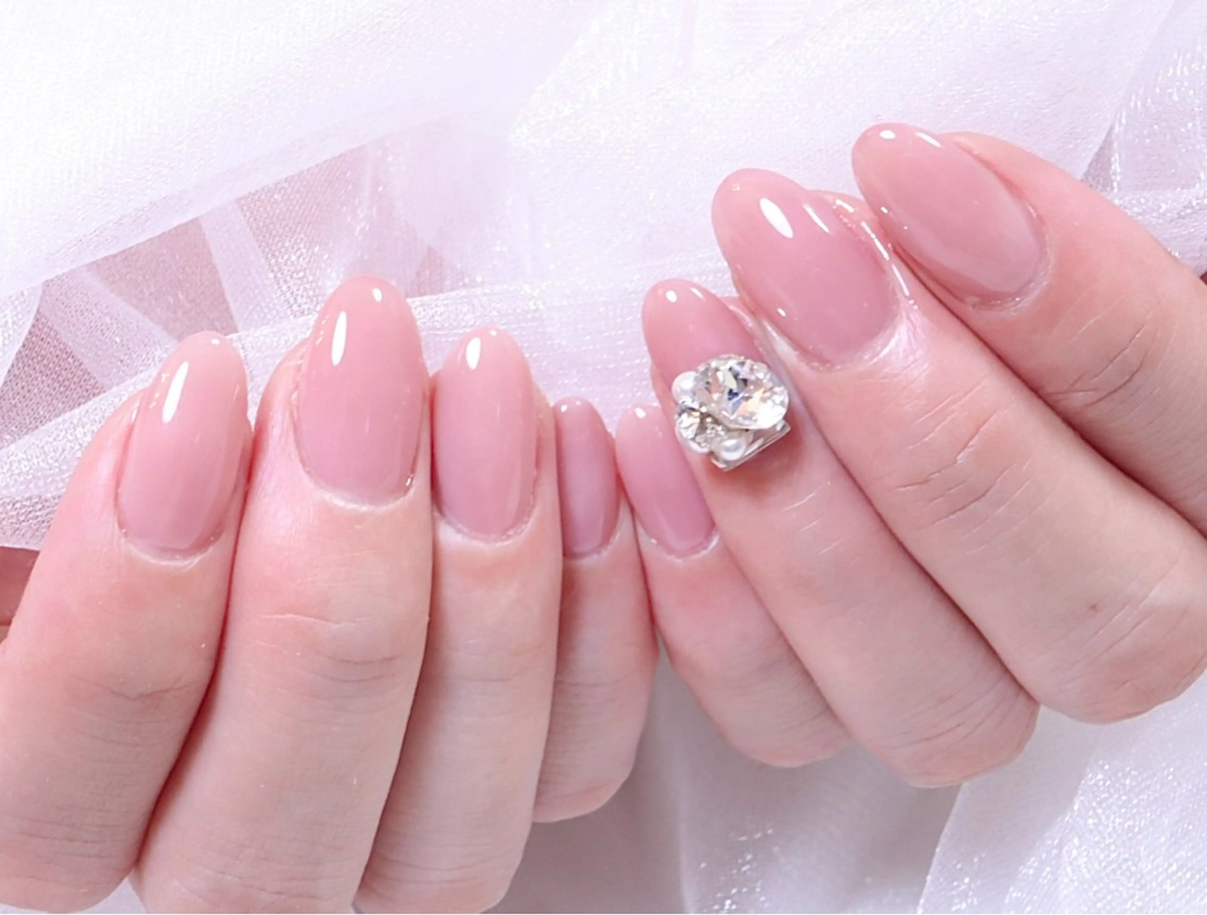 ネイル ジェルネイル ワンカラーネイル nail salon シェリーのネイルデザイン