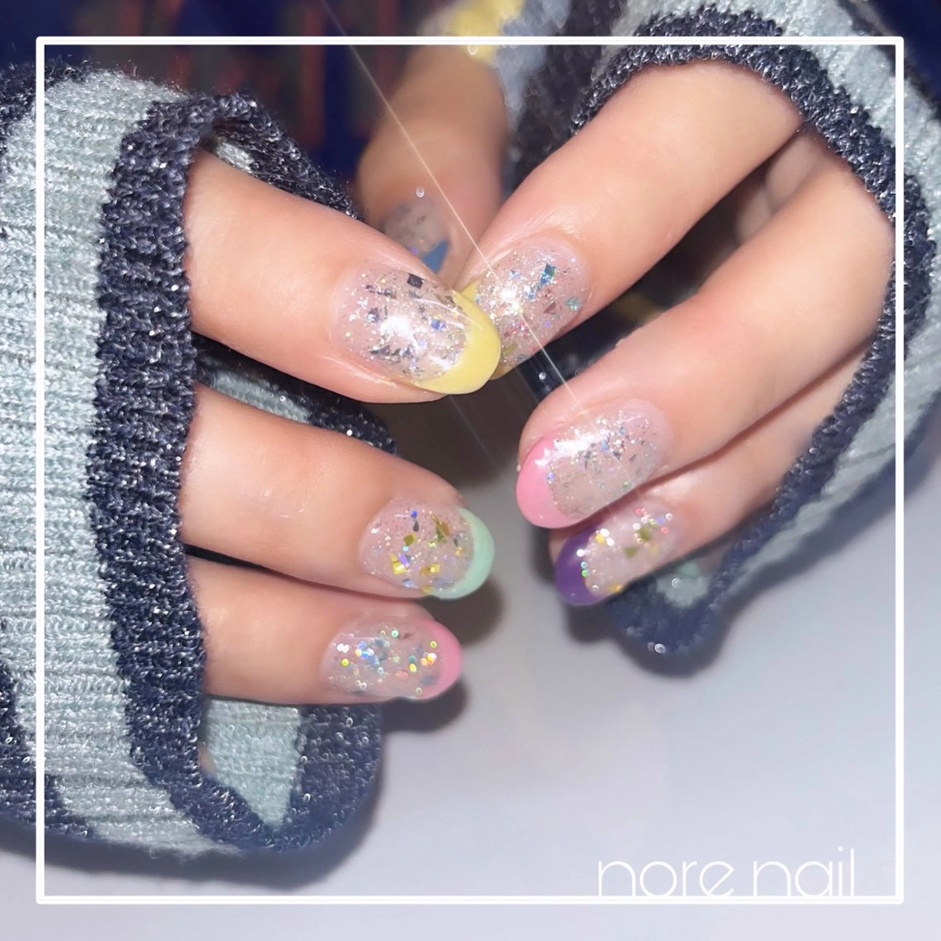 ネイル フレンチネイル ハンドネイル nore nailのネイルデザイン