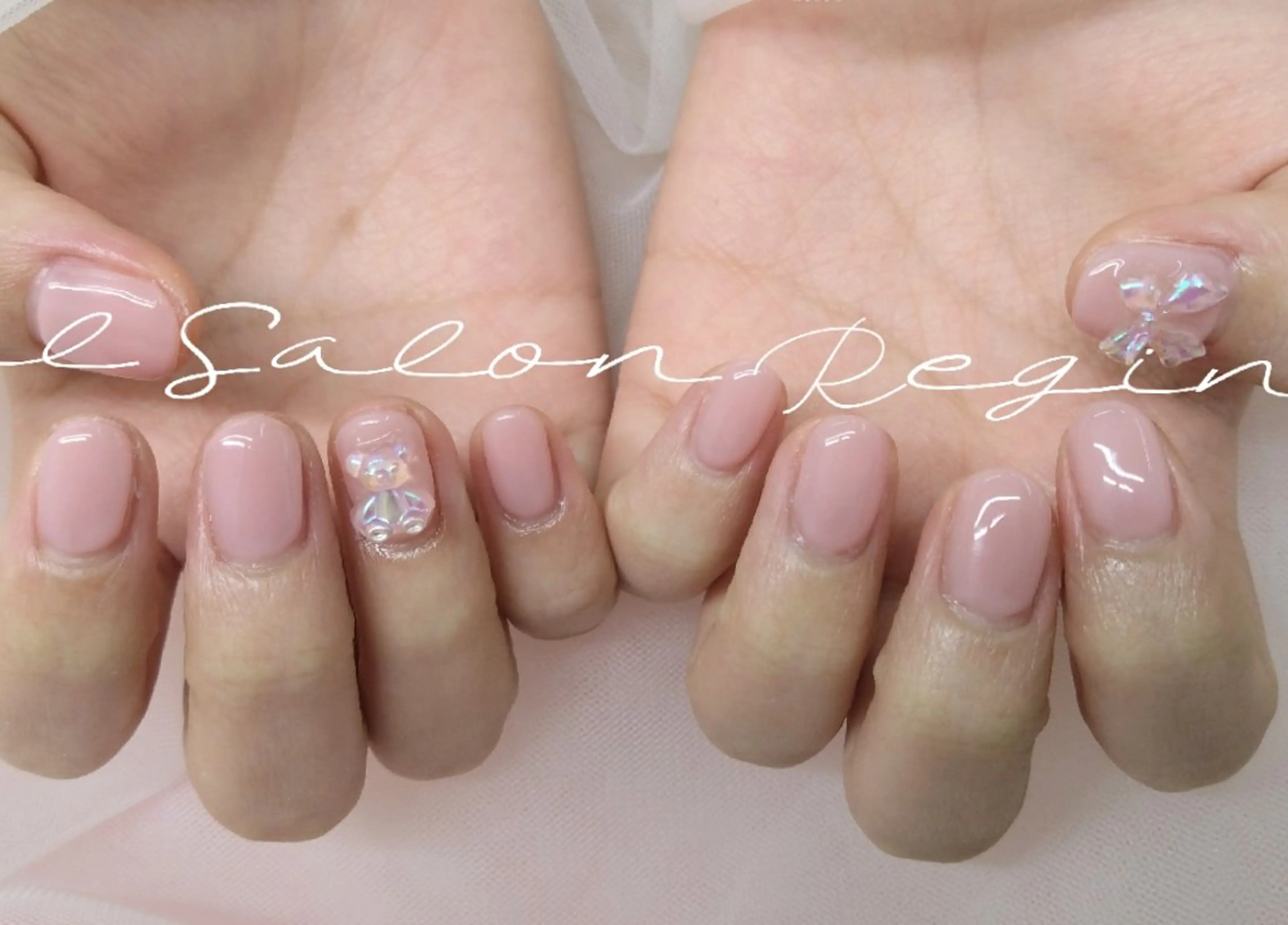 ネイル アートネイル べっ甲ネイル チークネイル クリアネイル 長さ出し N.S.R 上野御徒町のネイルデザイン