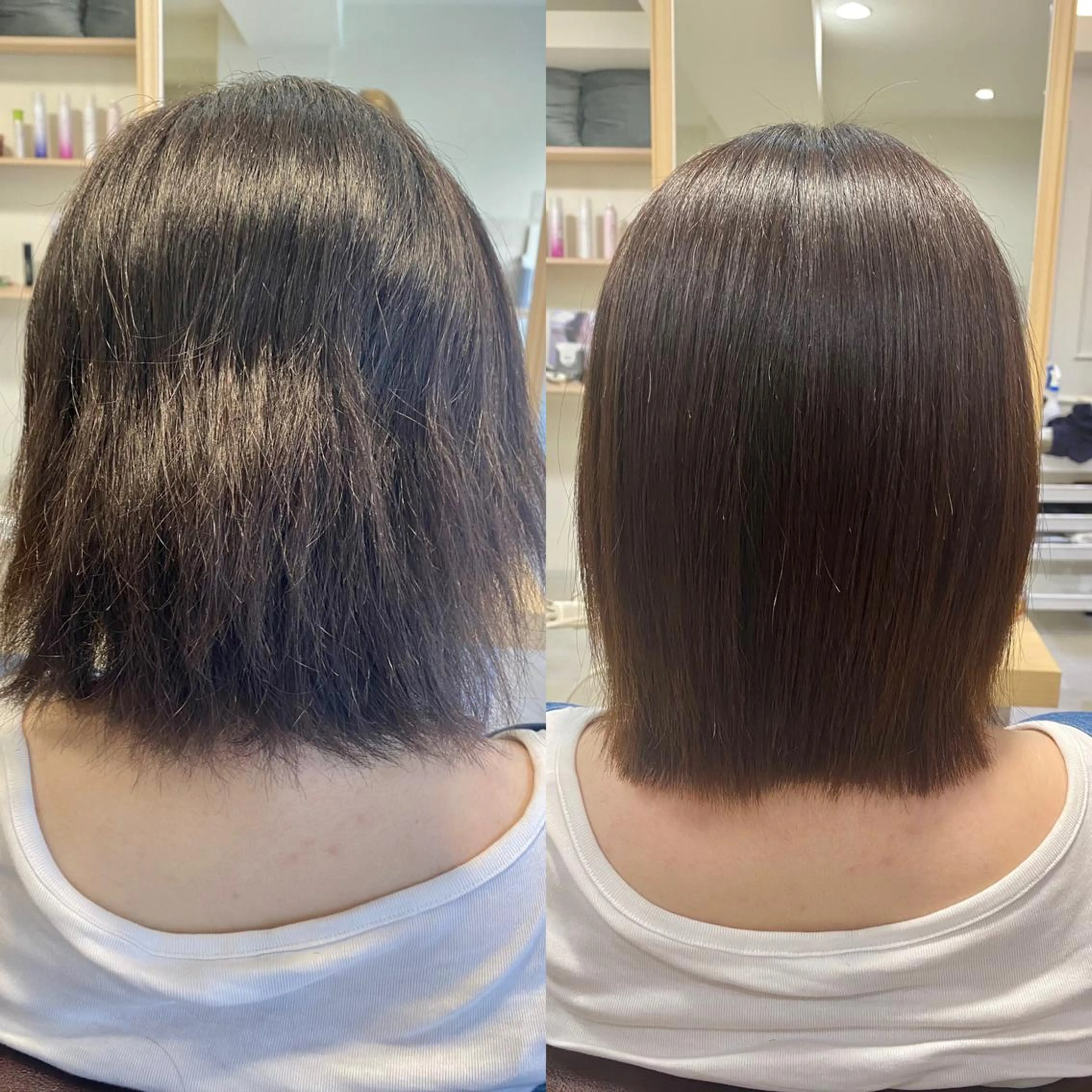 ショート 縮毛矯正 トリートメント 🎀髪質改善🎀 Olive南森町のヘアスタイル