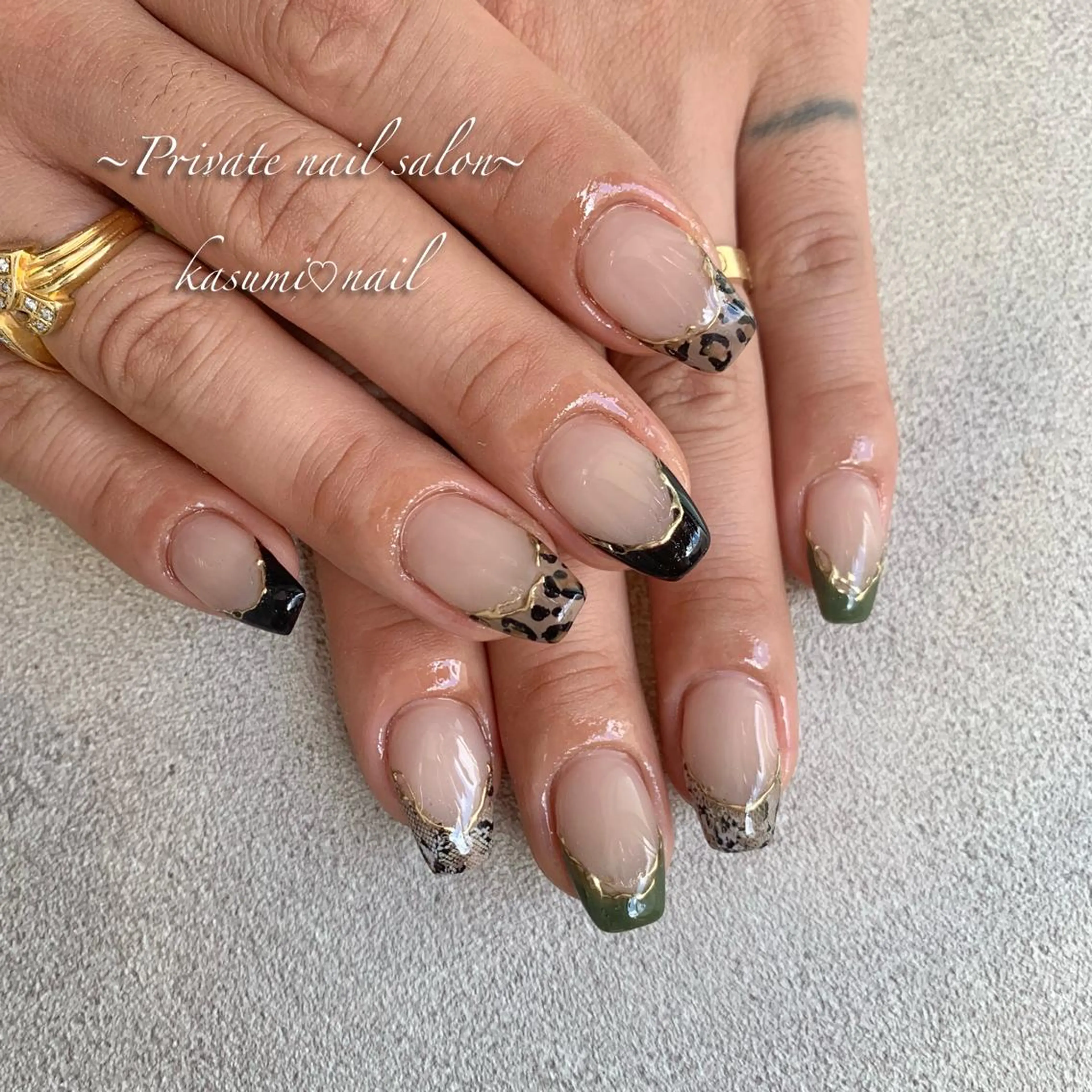 ネイル アートネイル ラメ(グリッター) マグネットネイル ミラーネイル ニュアンスネイル KASUMI♡ Nailのネイルデザイン