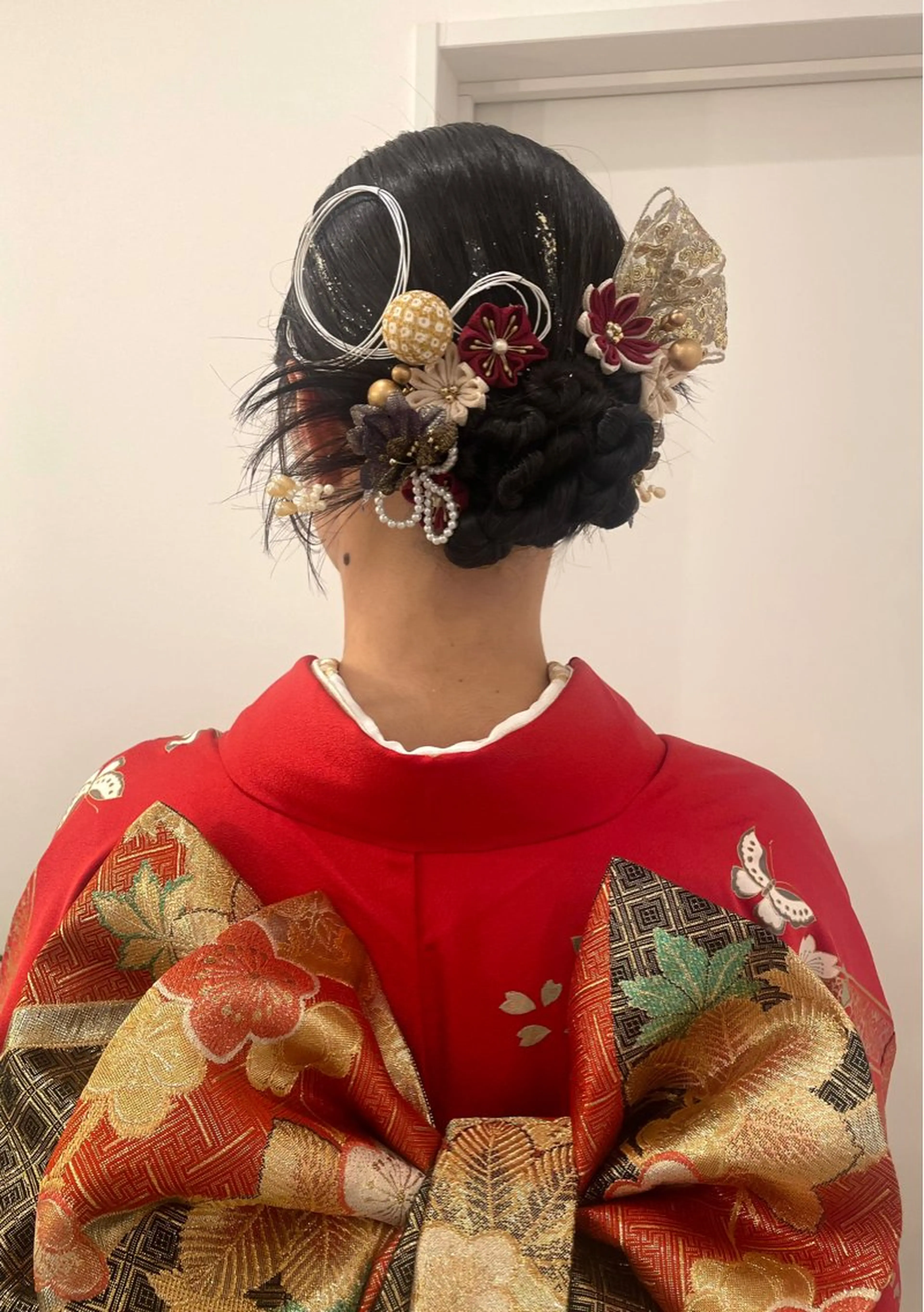 ヘアアレンジ ルプラボウ/日野 /ショート/レイヤーのヘアスタイル