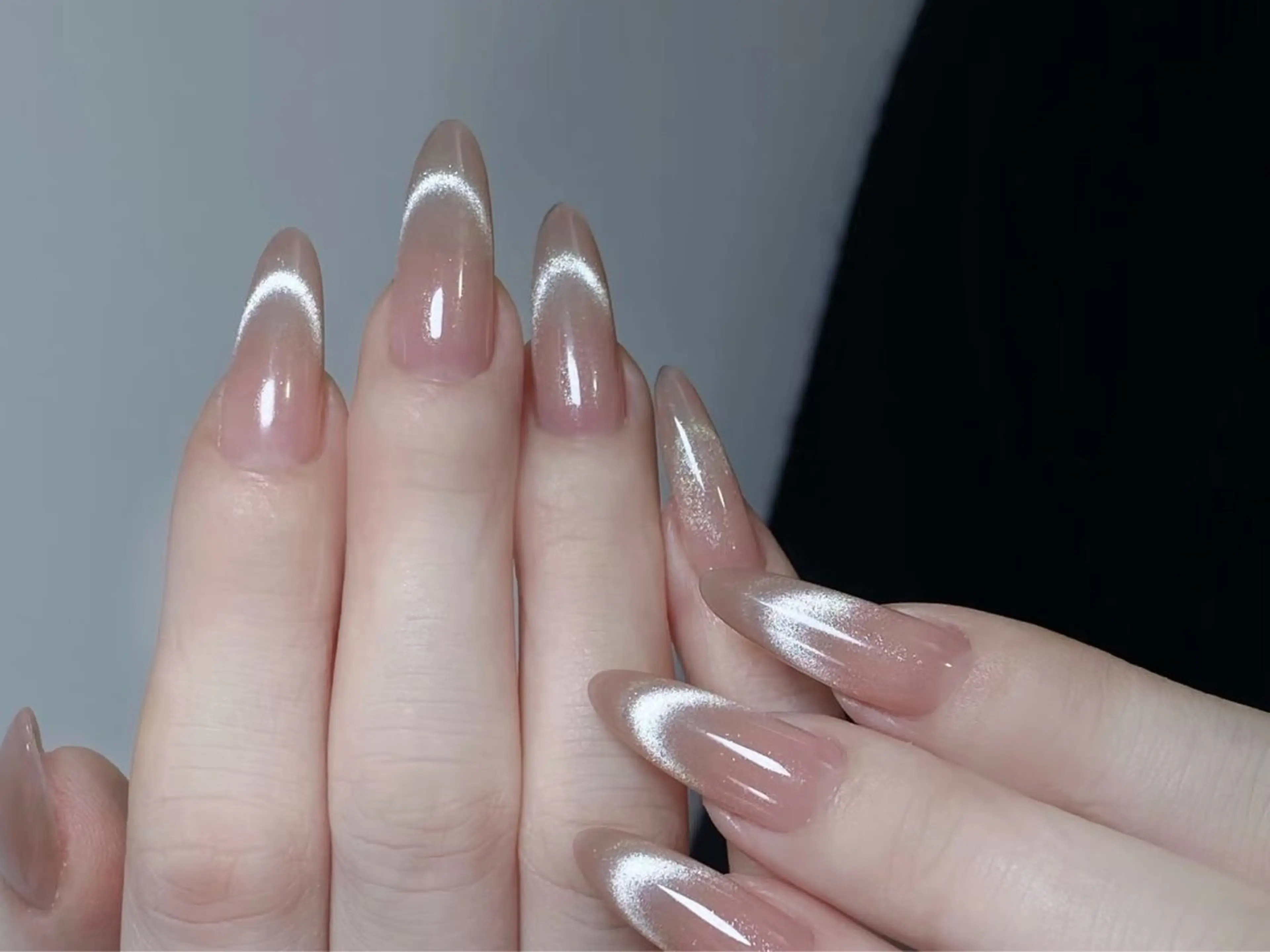 ネイル グラデーション マグネットネイル HALO ネイルモデル募集中のネイルデザイン