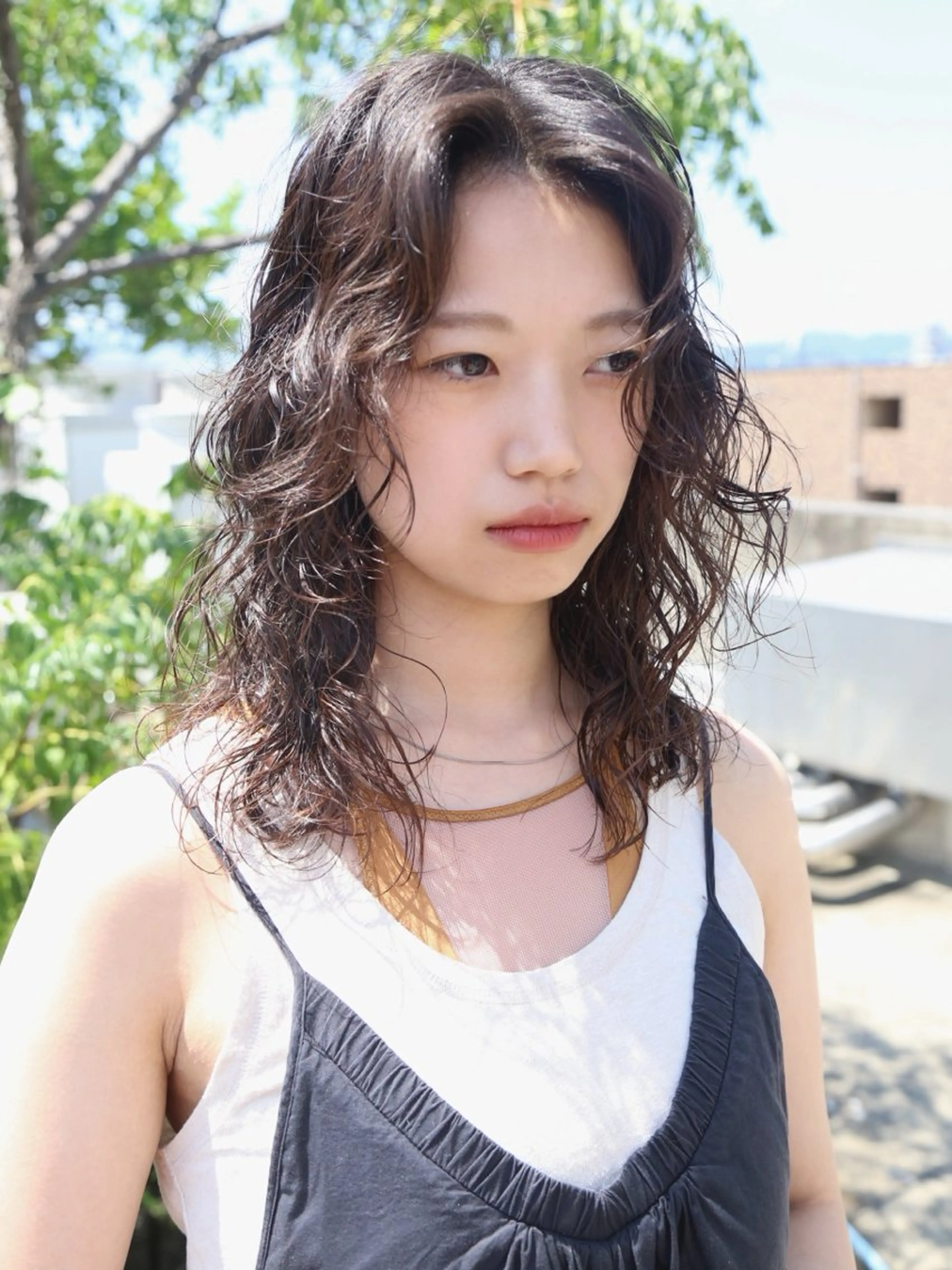ミディアム 中原 雄哉のヘアスタイル