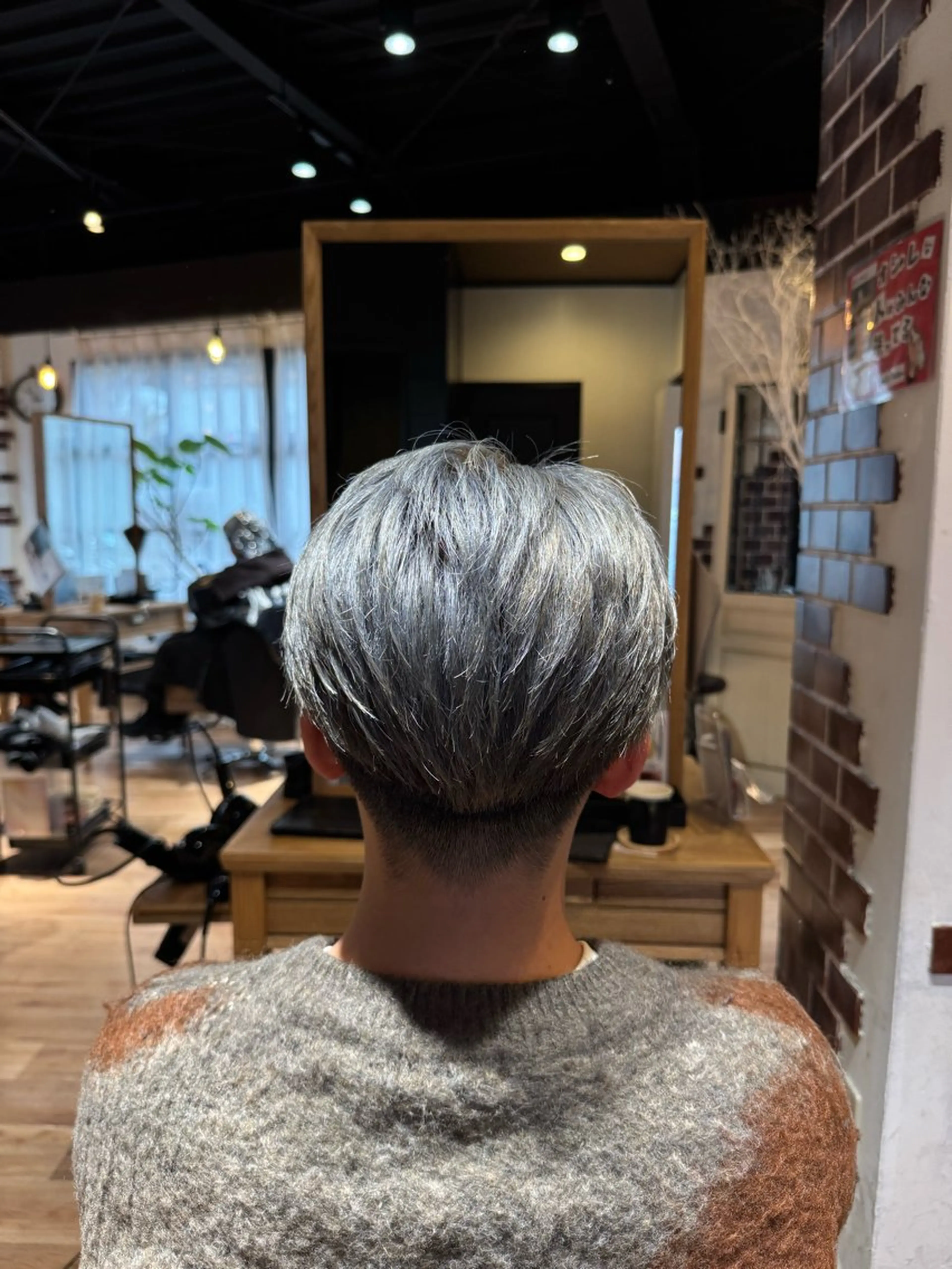 ショート カラー メンズ カット ヘアカラー 増山 諒 【メンズ専門美容師】のヘアスタイル