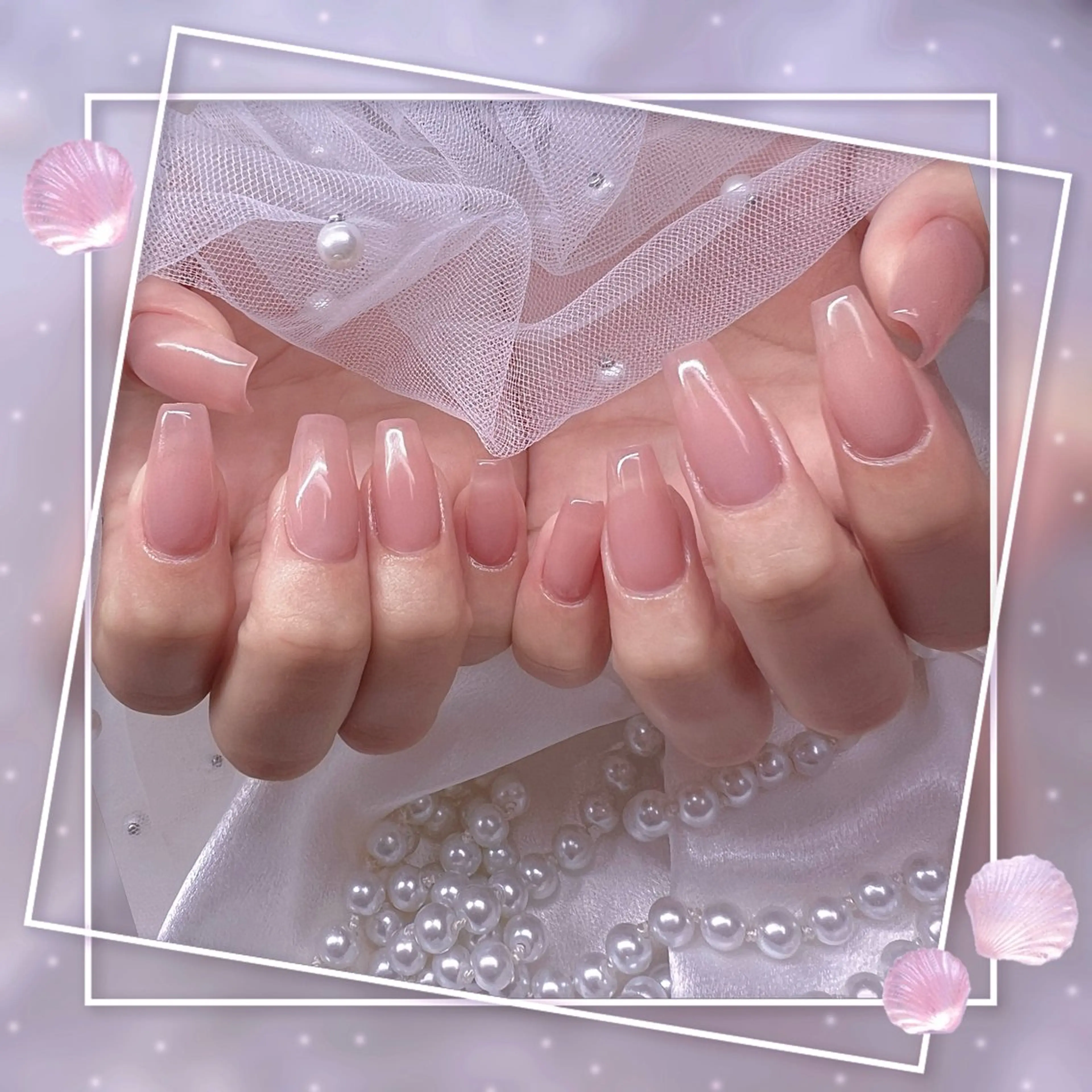 ネイル チークネイル フレンチネイル グラデーション マグネットネイル マグネットフレンチ Chill Nailsalonのネイルデザイン