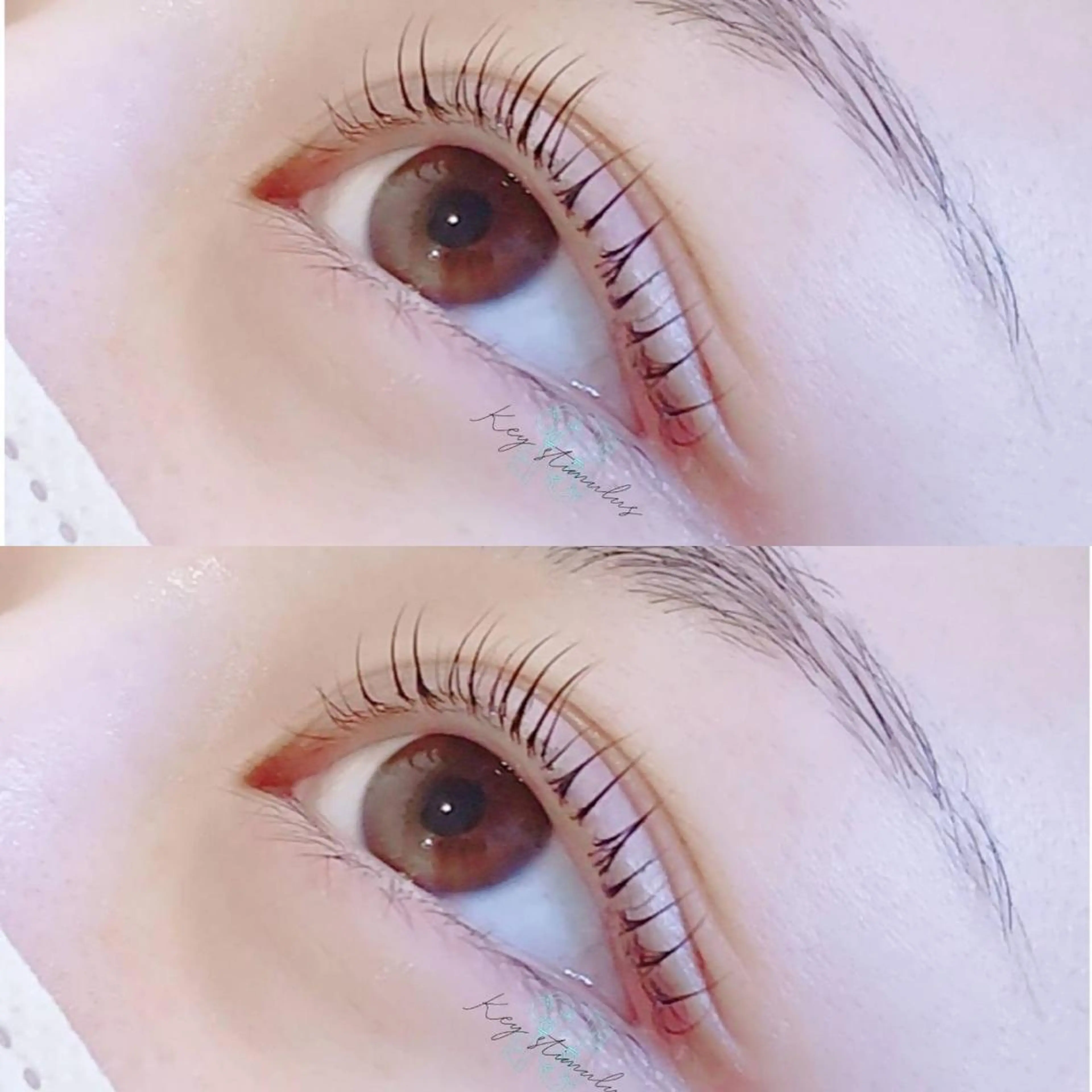 【美眉×美まつ毛】眉毛スレッティング+まつげパーマの写真