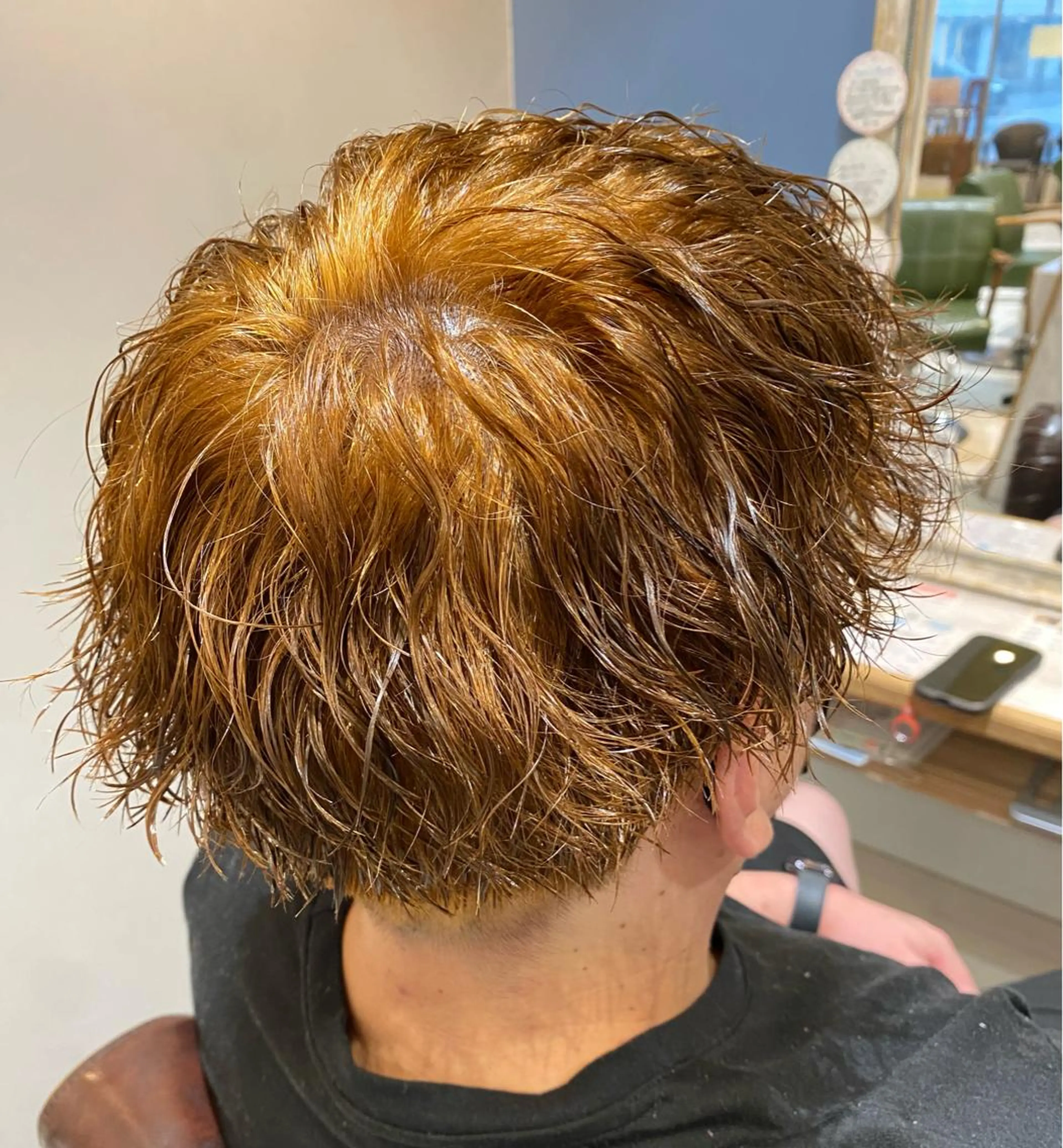 パーマ メンズ 床櫻 唯のヘアスタイル