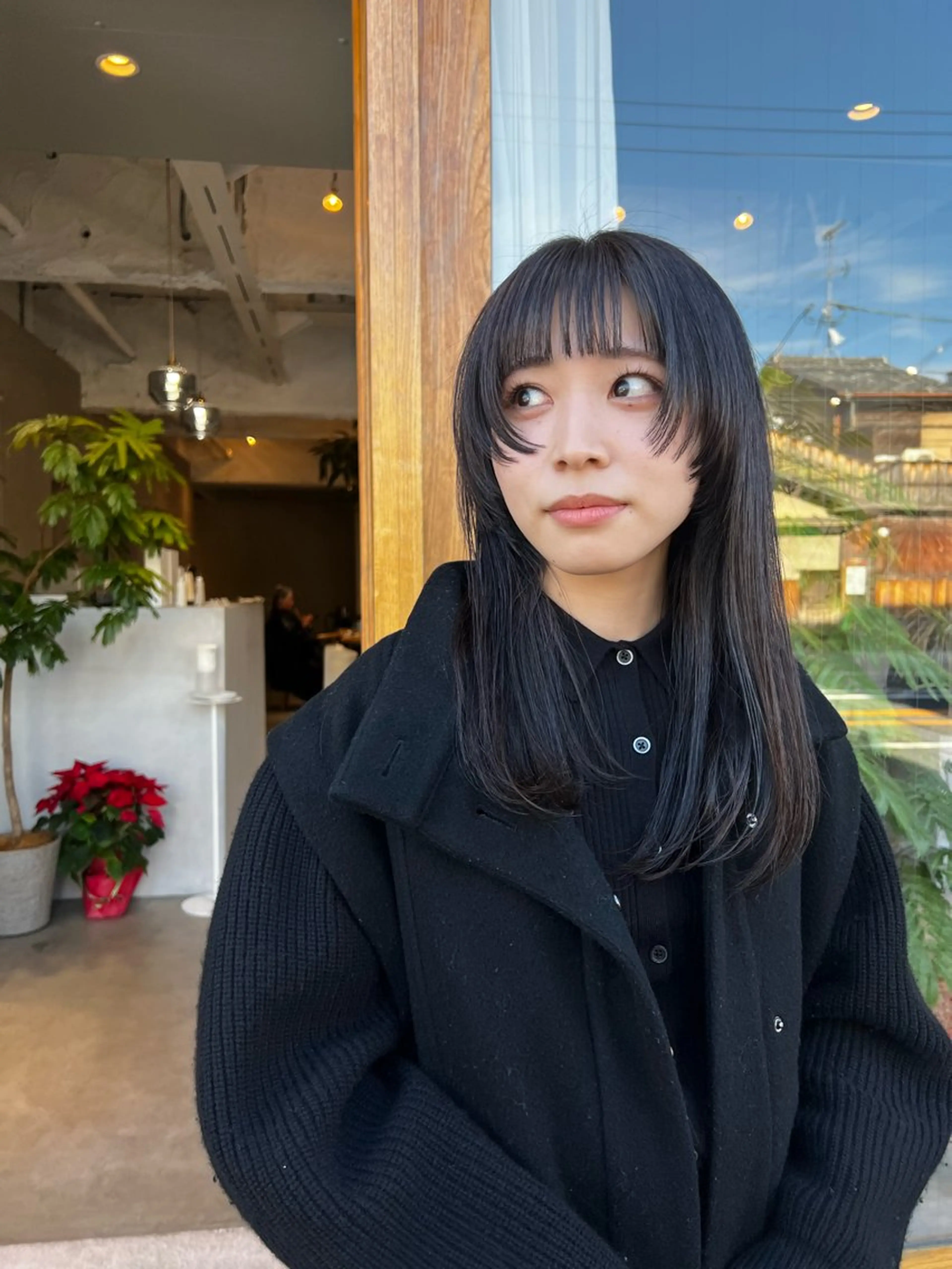 ロング カラー ホリバ ユカのヘアスタイル