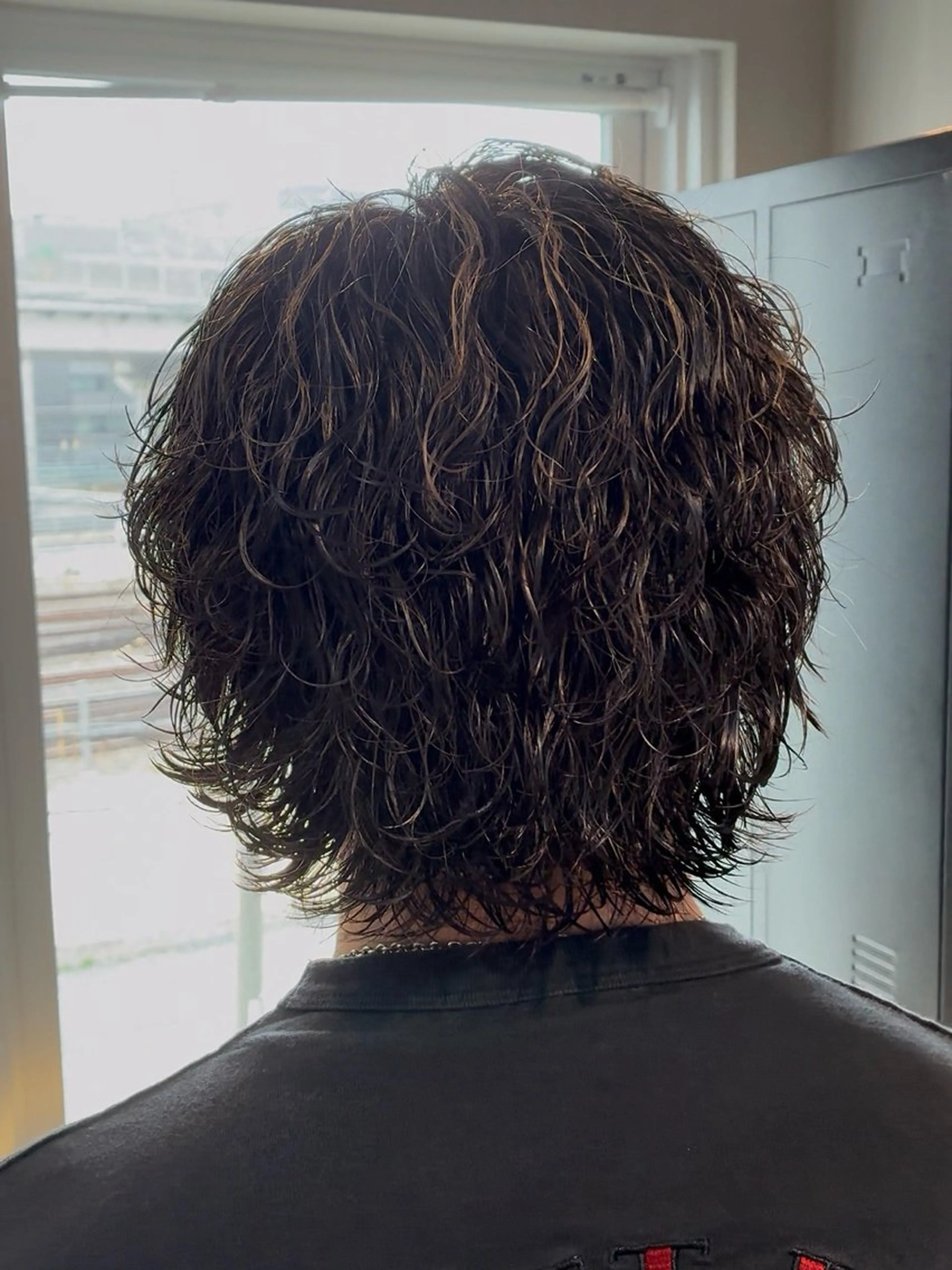 セミロング パーマ メンズ メンズメッシュ パーマ指名No.1✨ /大宮/海志のヘアスタイル